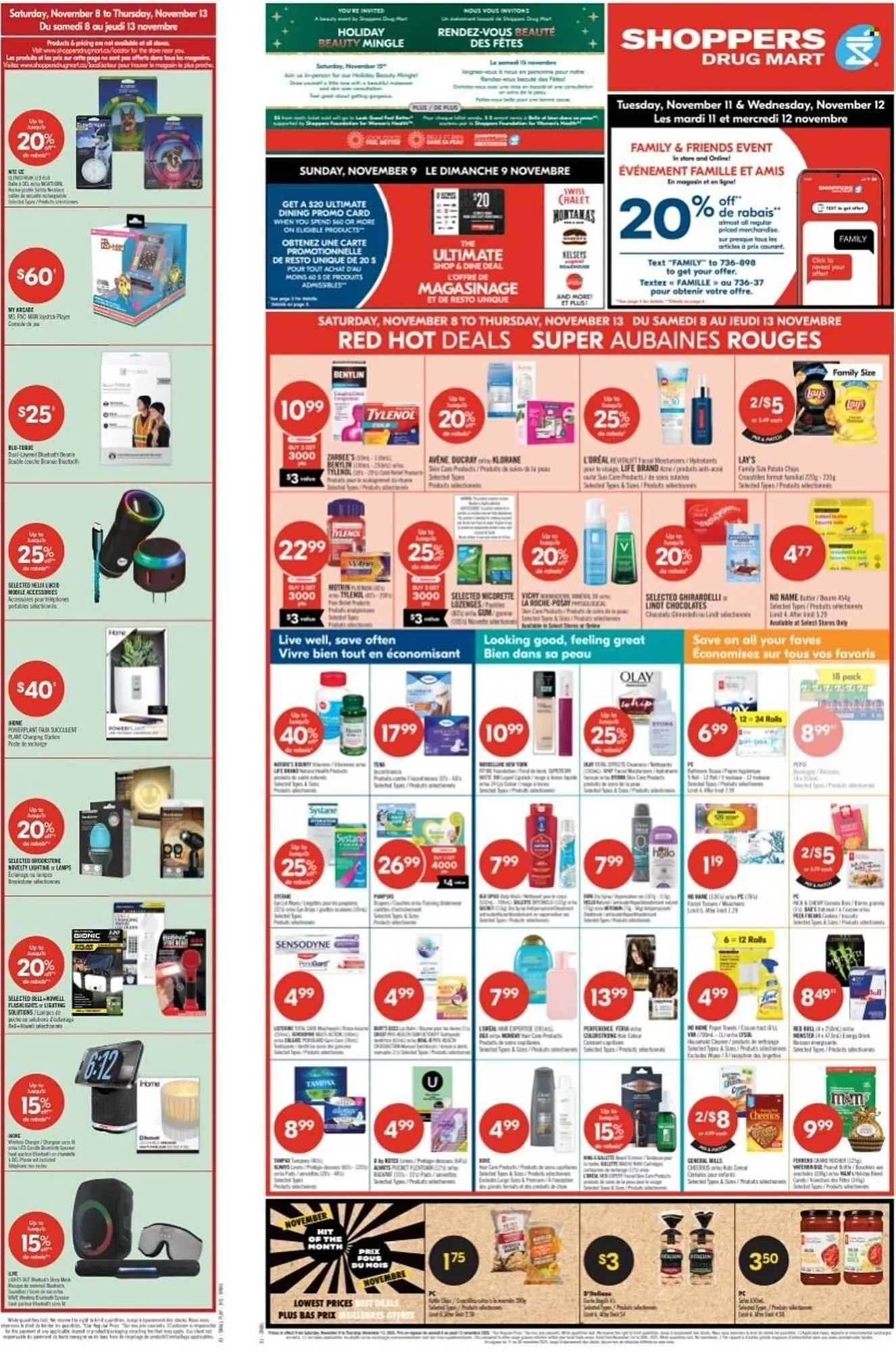 Shoppers Drug Mart flyer from November 8 to November 13 2025 - flyer page 1