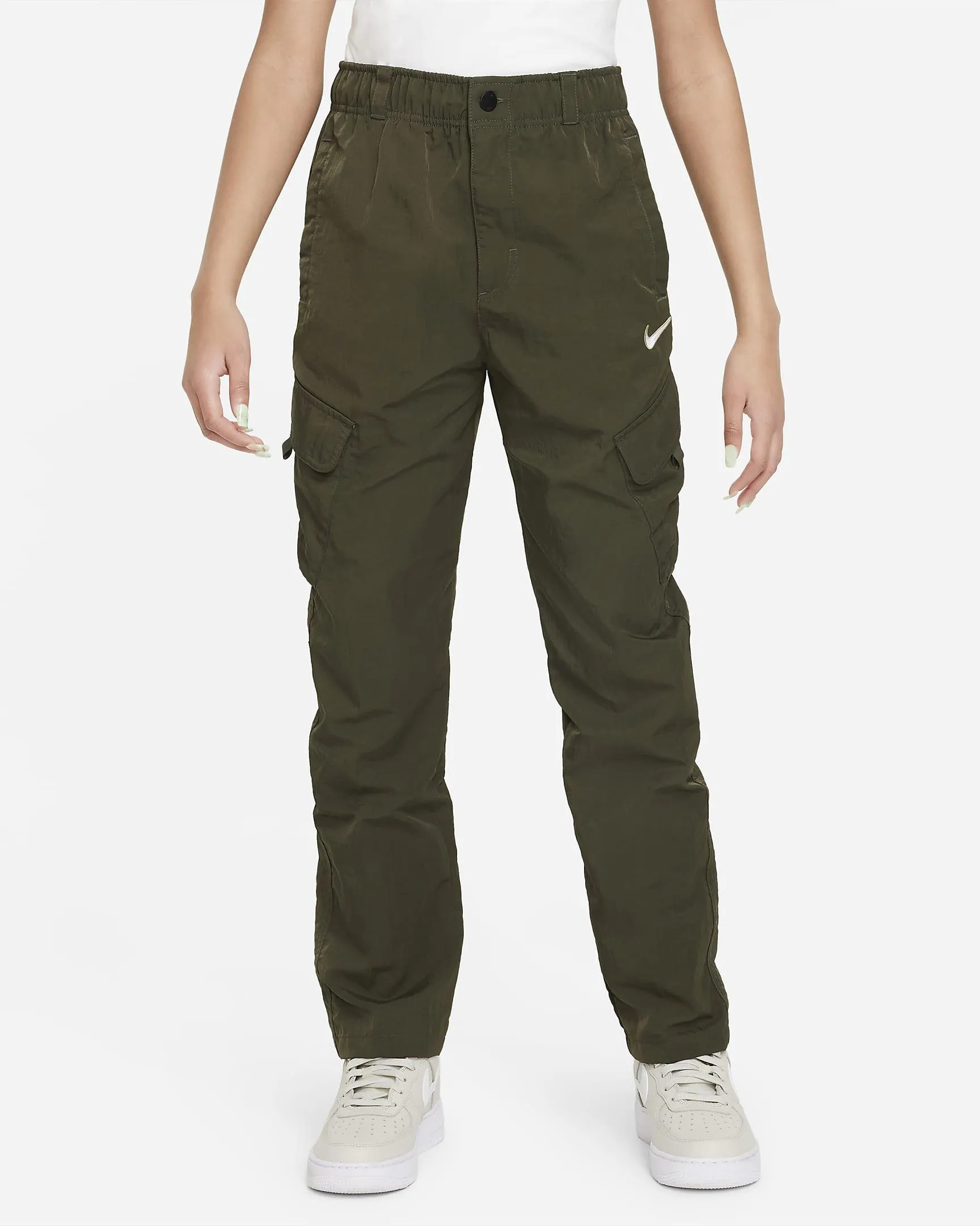 Older Kids' Woven Cargo Trousers
