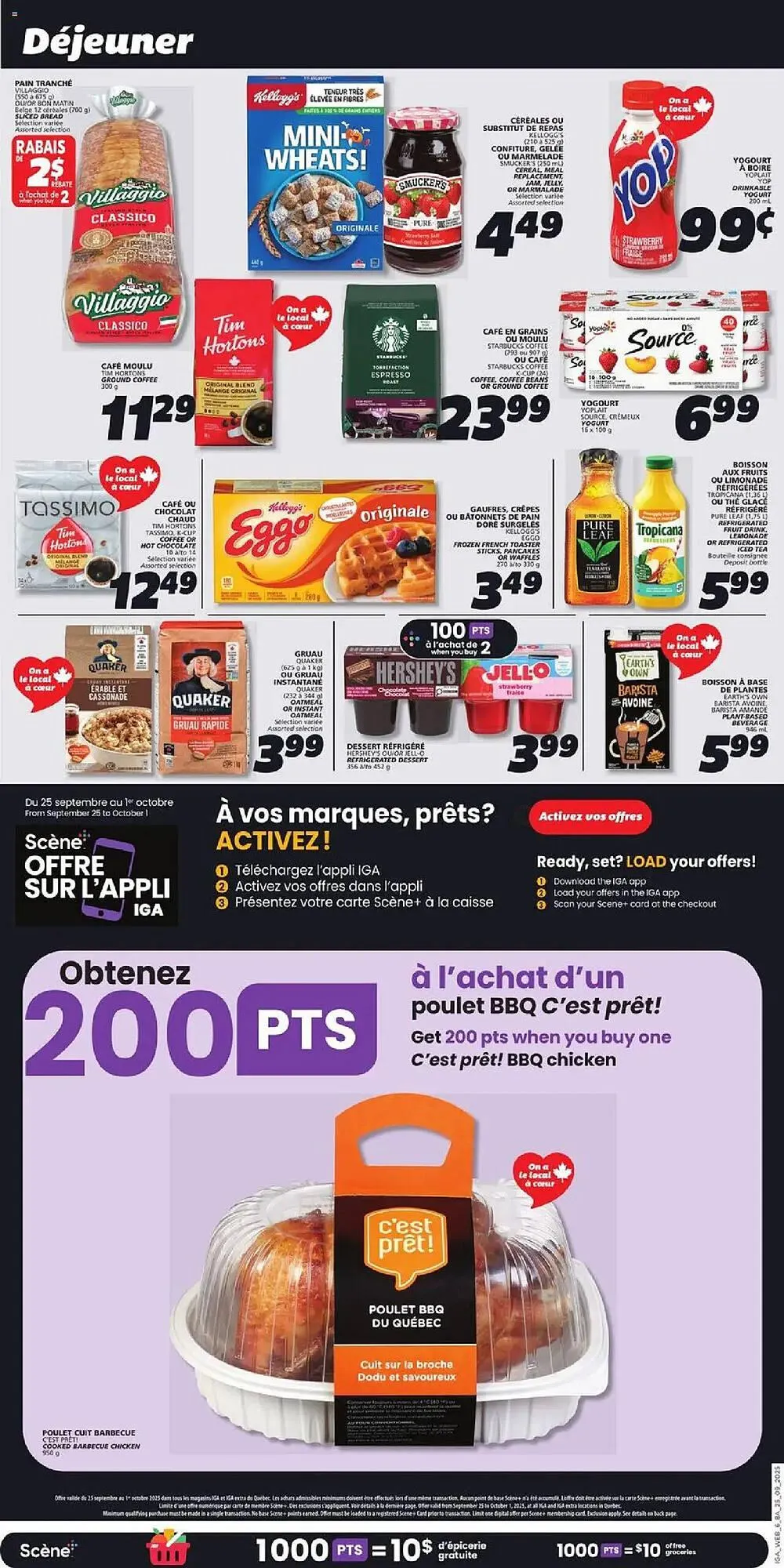 IGA flyer from September 25 to October 1 2025 - flyer page 8
