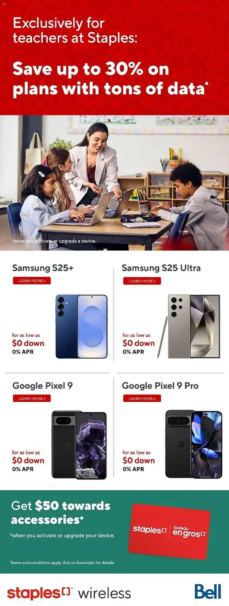 Staples flyer from July 25 to August 1 2025 - flyer page 9