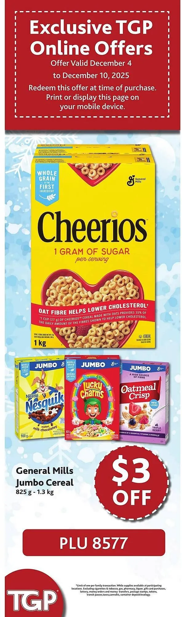 TGP The Grocery People flyer from December 4 to December 10 2025 - flyer page 9