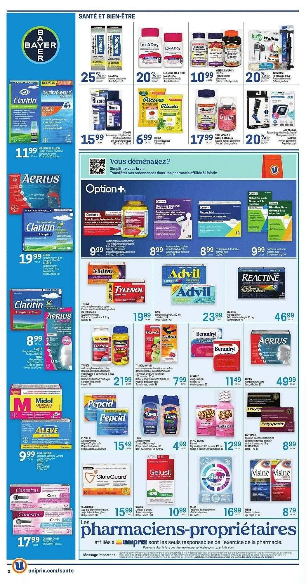 Uniprix flyer from July 2 to July 9 2025 - flyer page 4