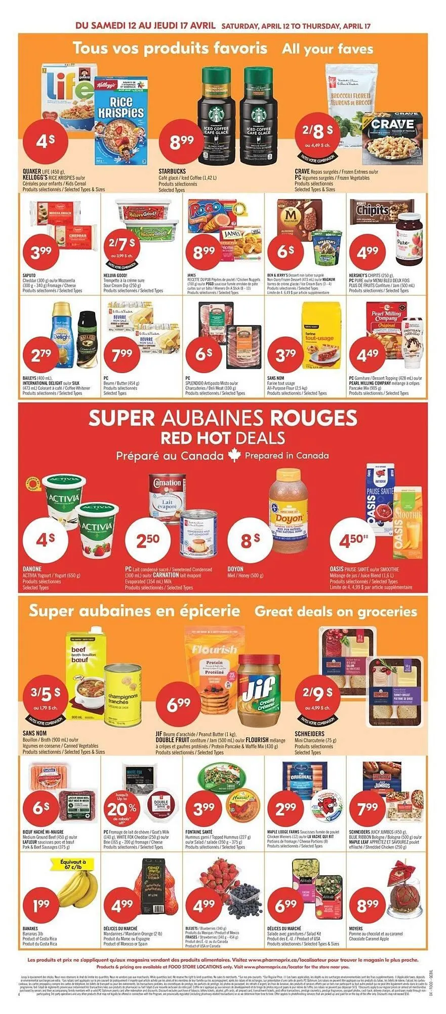 Pharmaprix flyer from April 12 to April 17 2025 - flyer page 4