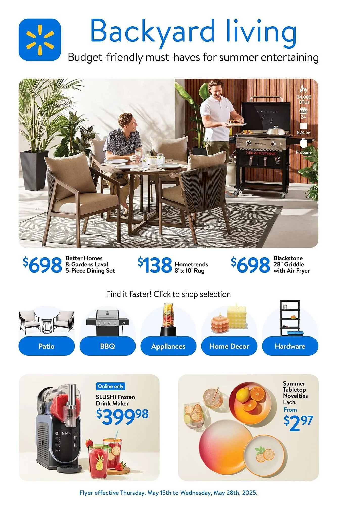 Walmart flyer from May 15 to May 29 2025 - flyer page 1