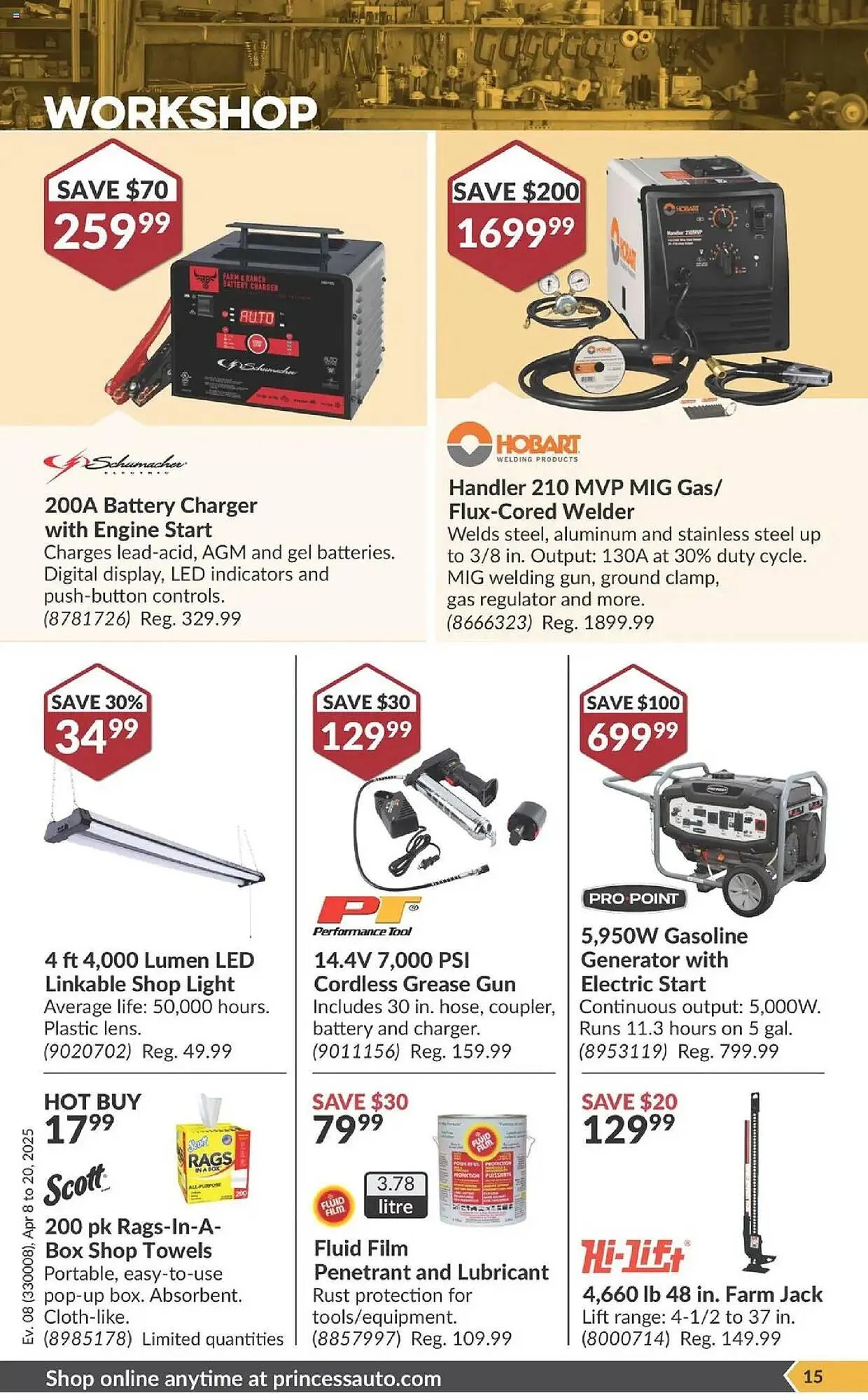 Princess Auto flyer from April 8 to April 20 2025 - flyer page 21