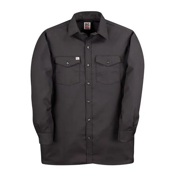 Men's Button-Up Long Sleeve Work Shirt