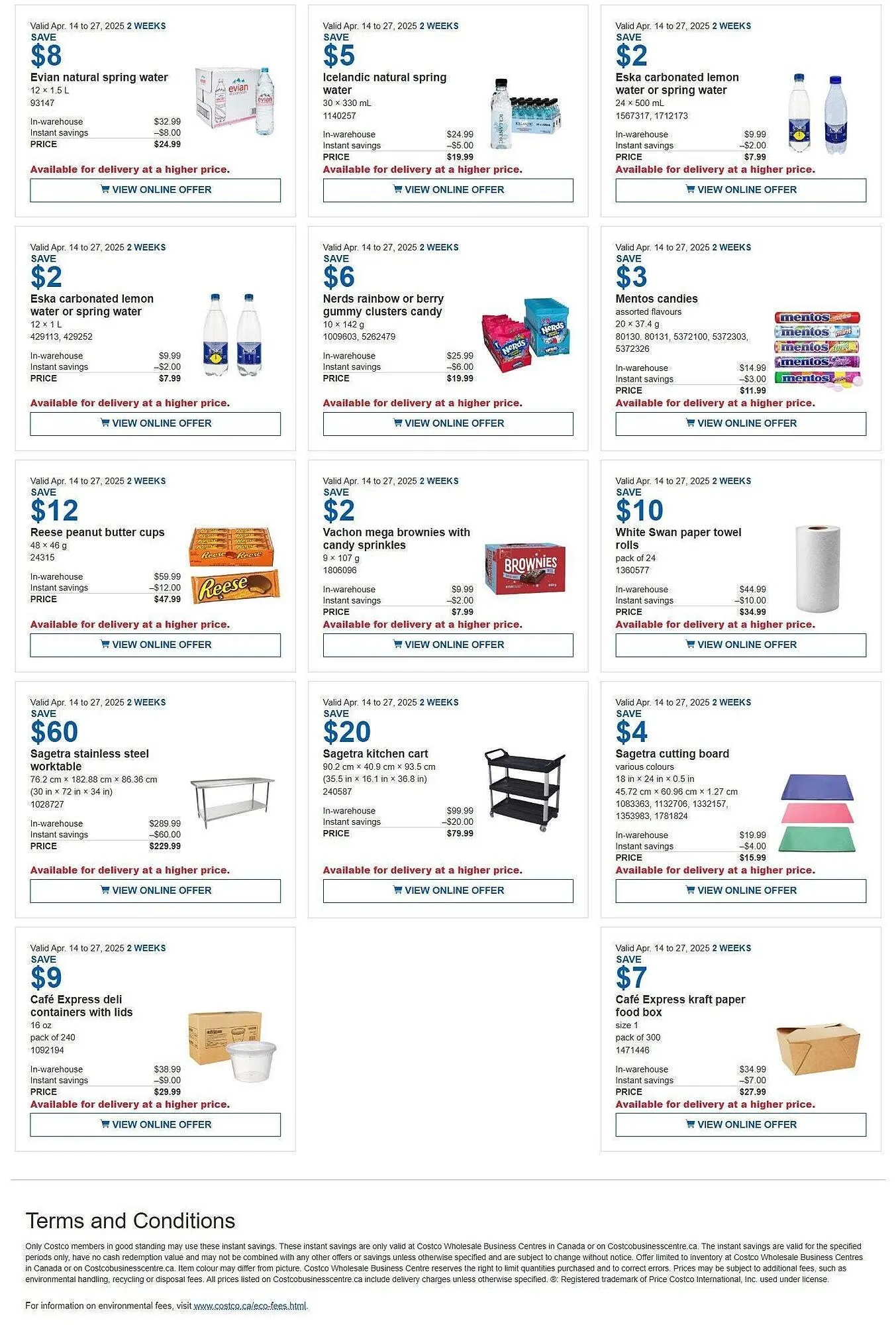 Costco flyer from April 14 to May 12 2025 - flyer page 2