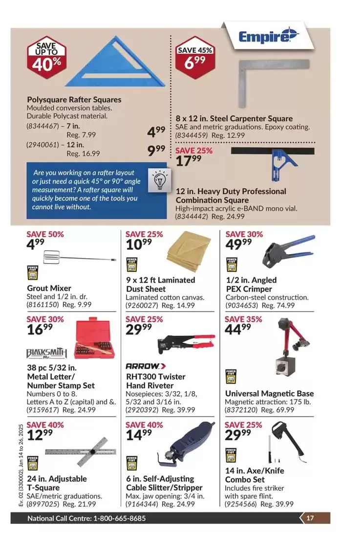 National Sale from January 14 to January 26 2025 - flyer page 22