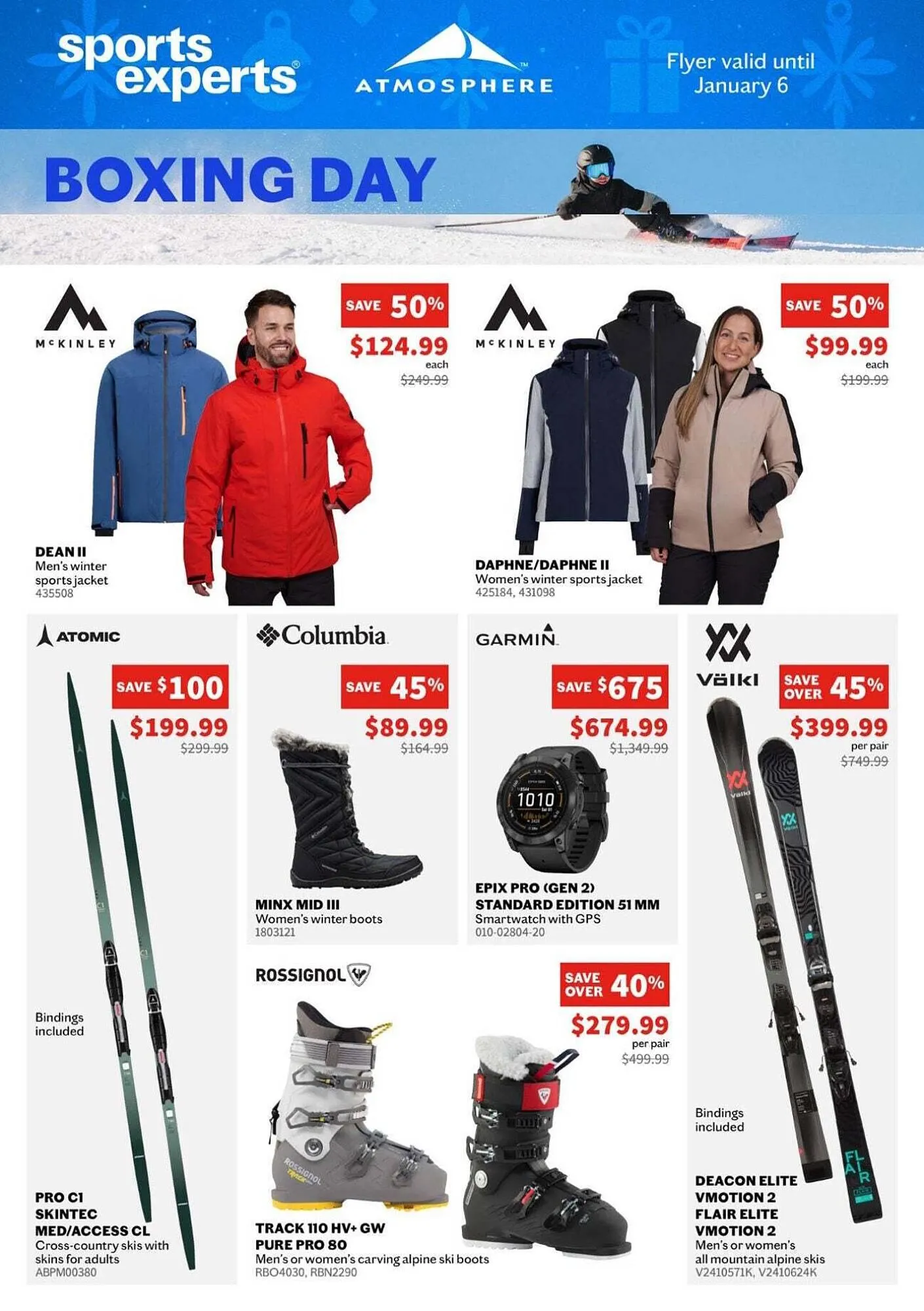 Atmosphere flyer from December 25 to January 2 2026 - flyer page 1