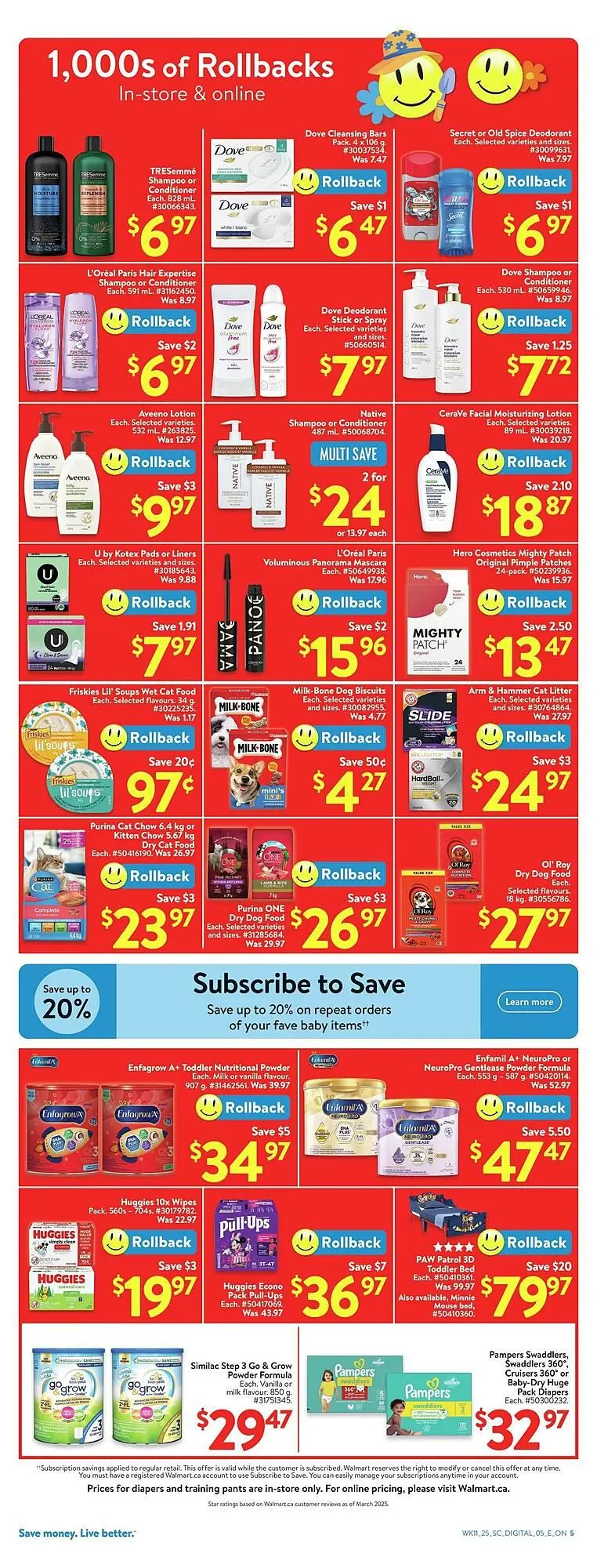 Walmart flyer from April 11 to May 2 2025 - flyer page 14