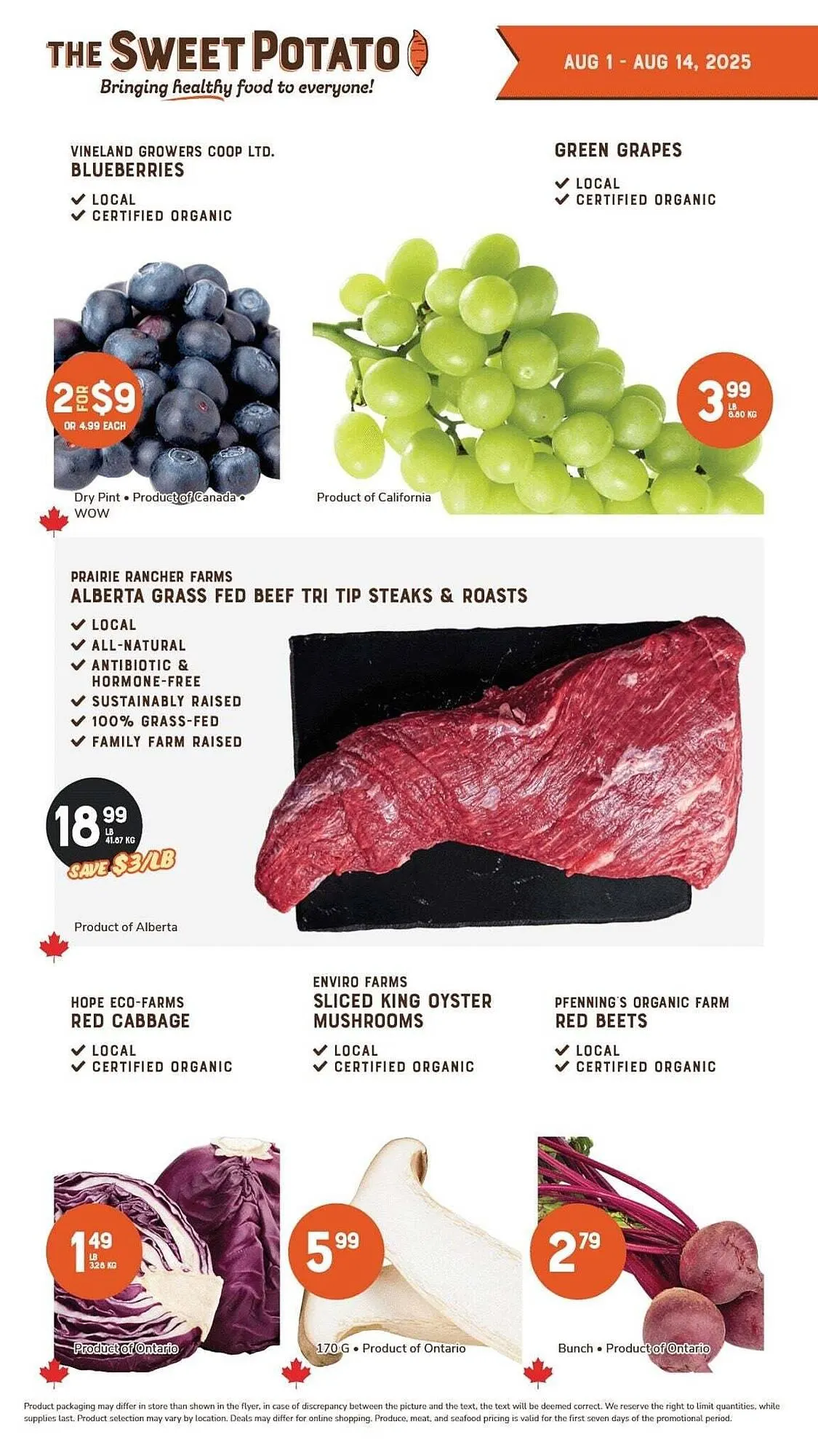 The Sweet Potato flyer from August 1 to August 8 2025 - flyer page 2