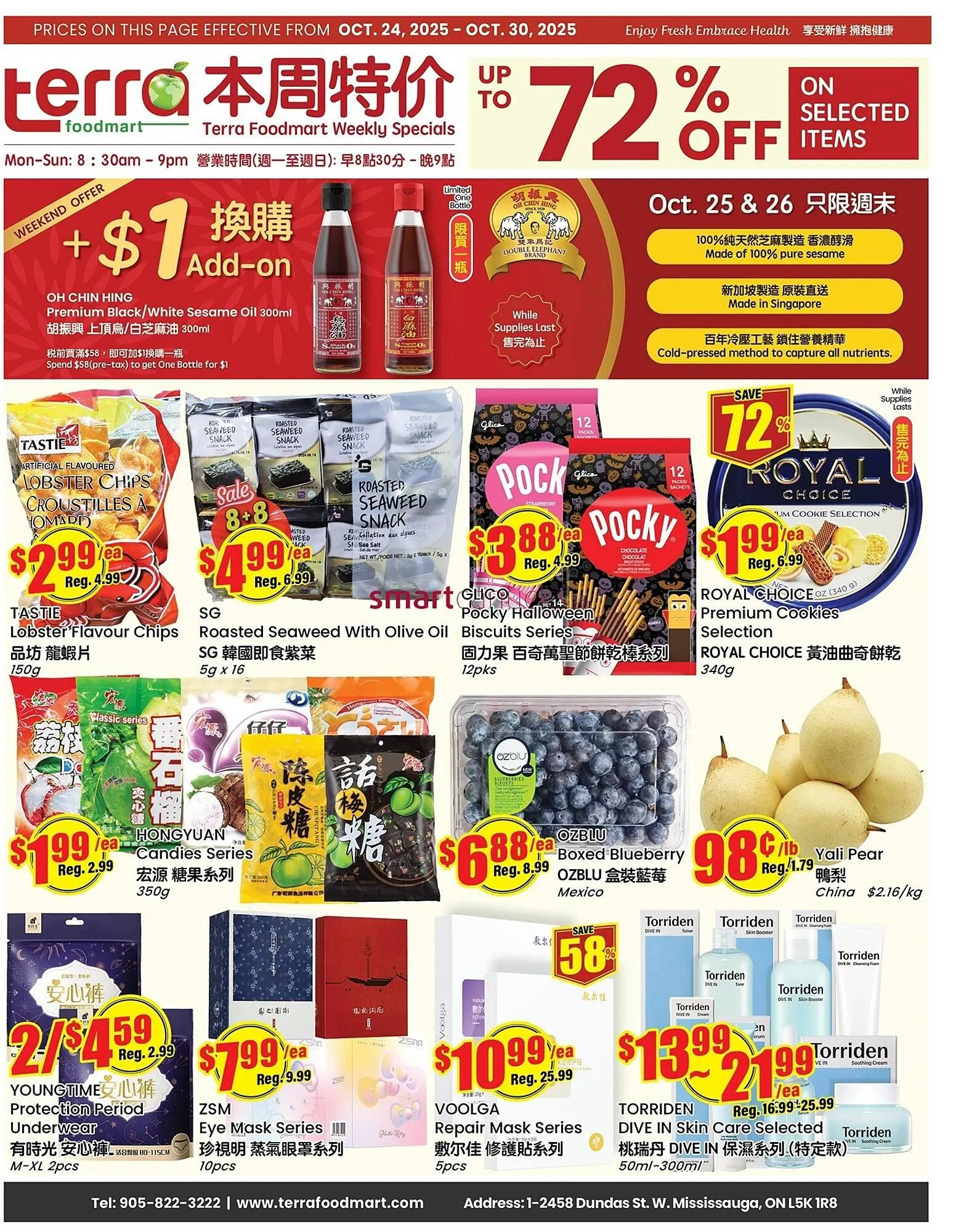 Terra Foodmart flyer from October 24 to October 30 2025 - flyer page 1