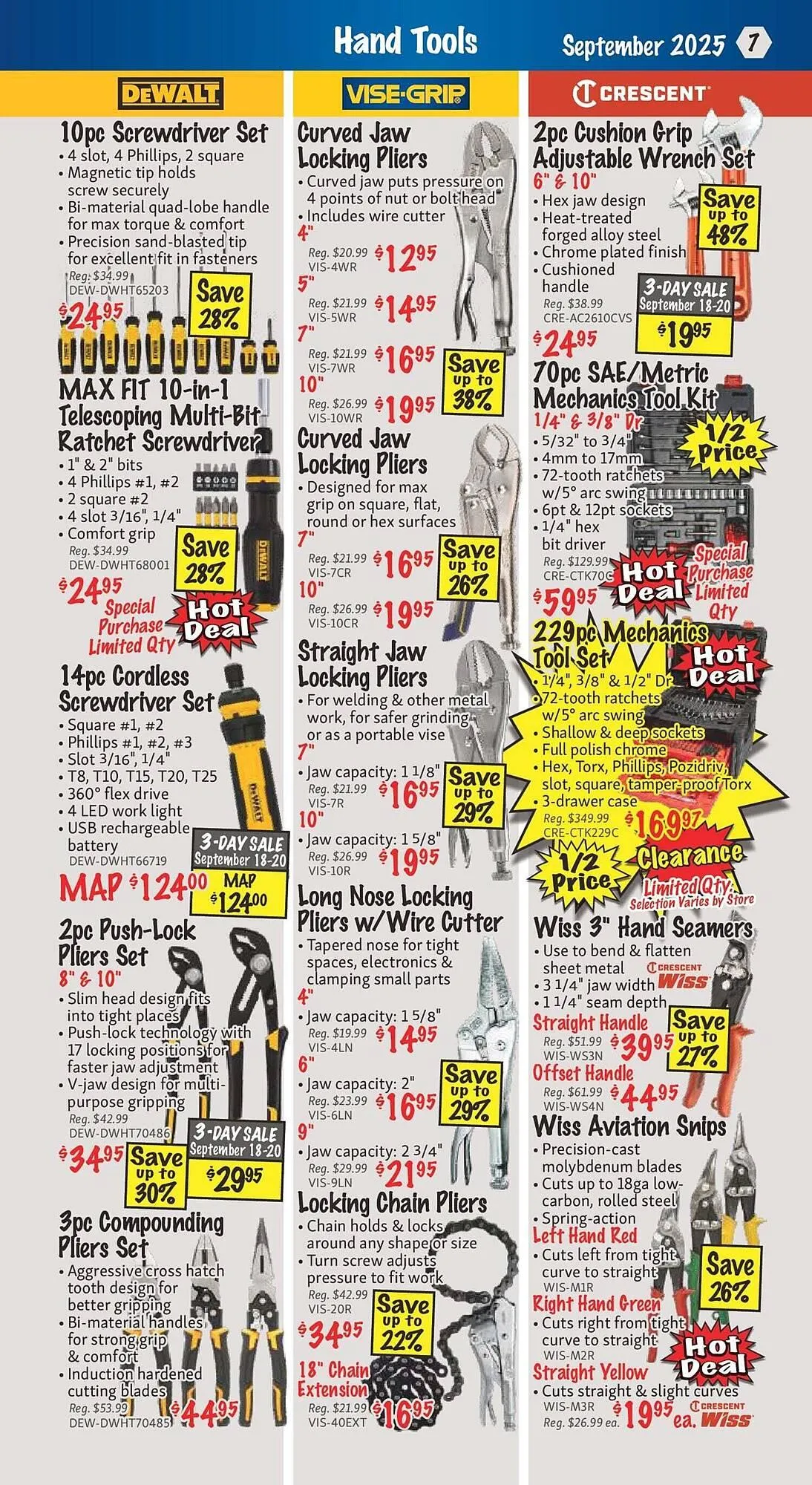 KMS Tools flyer from September 1 to September 15 2025 - flyer page 7