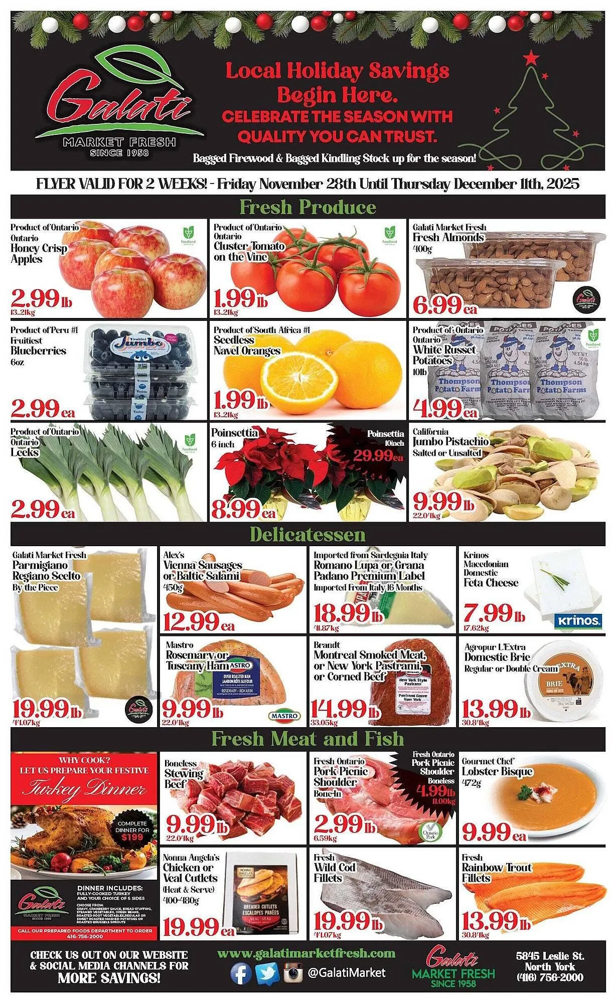 Galati Market Fresh flyer from November 28 to December 12 2025 - flyer page 1
