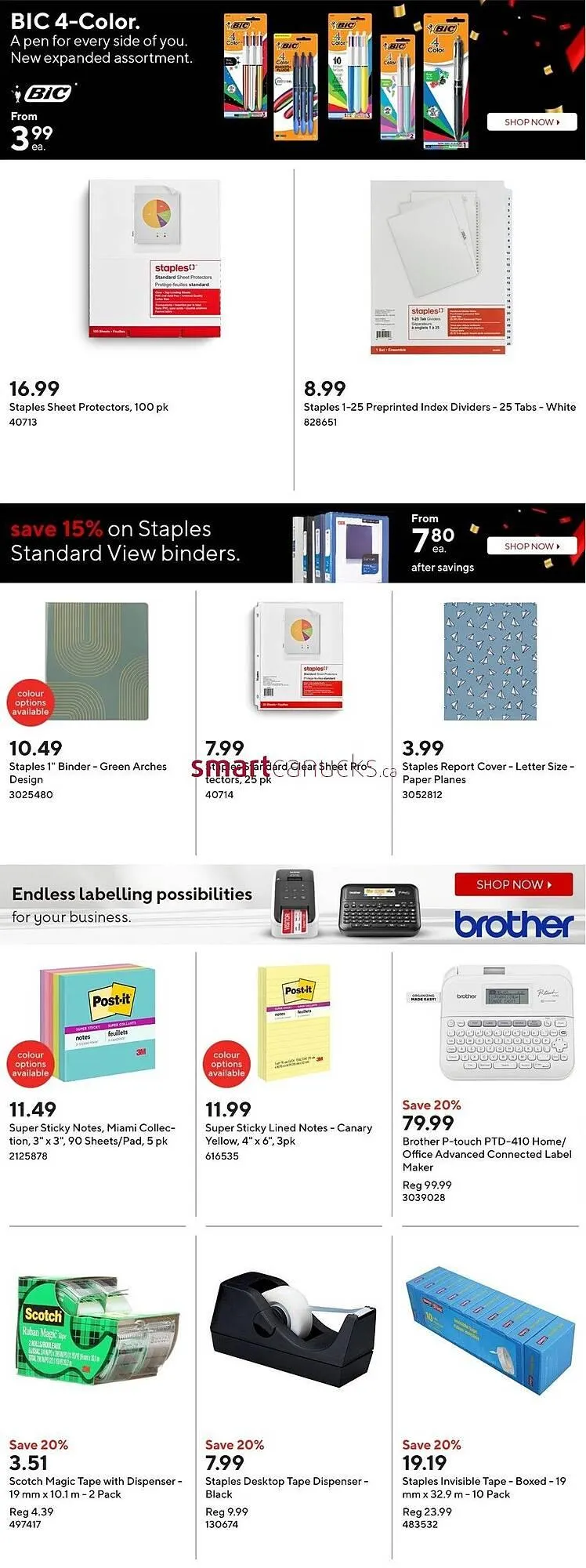 Staples flyer from November 1 to November 7 2024 - flyer page 22