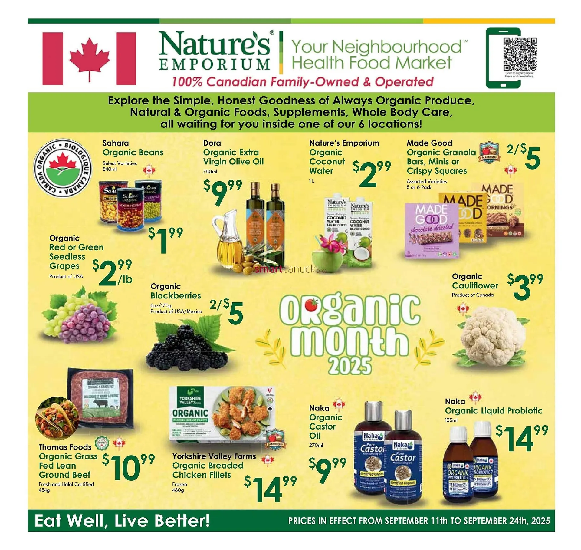 Nature's Emporium flyer from September 11 to September 17 2025 - flyer page 1