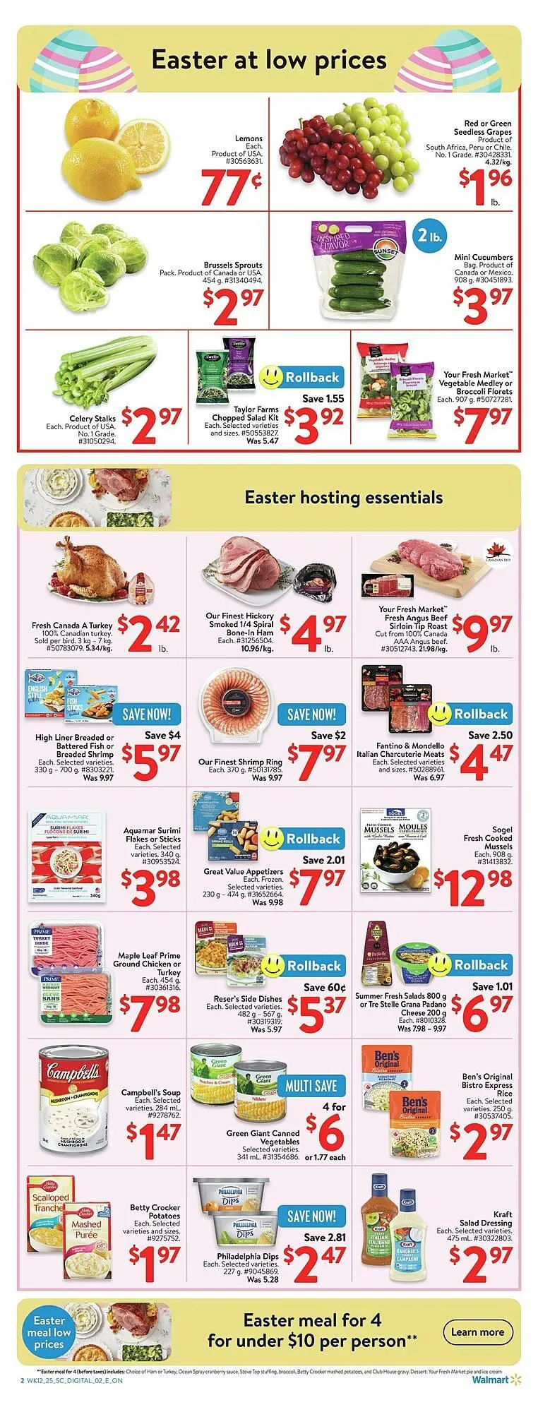 Walmart flyer from April 17 to April 23 2025 - flyer page 4