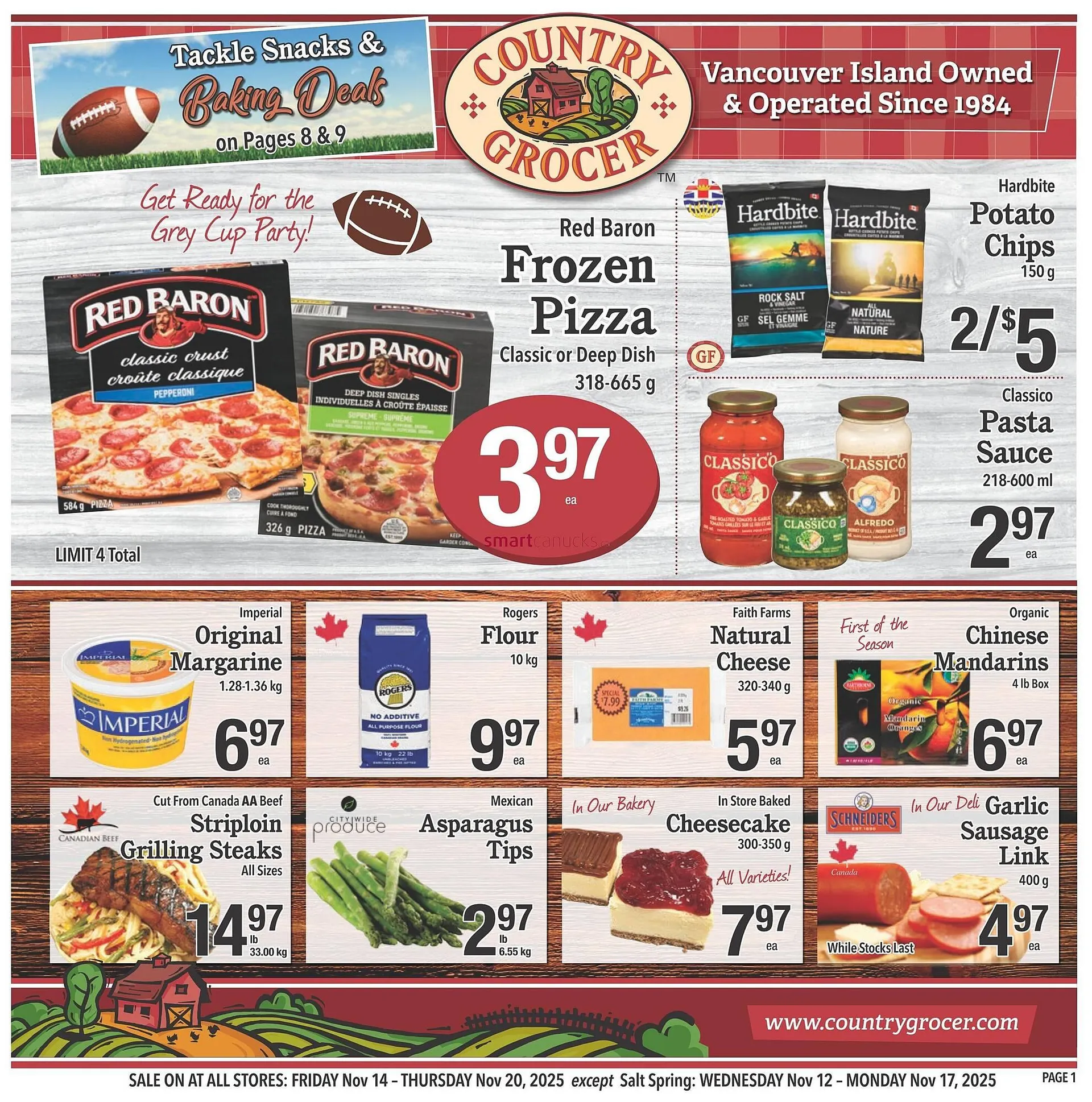 Country Grocer flyer from November 13 to November 19 2025 - flyer page 1