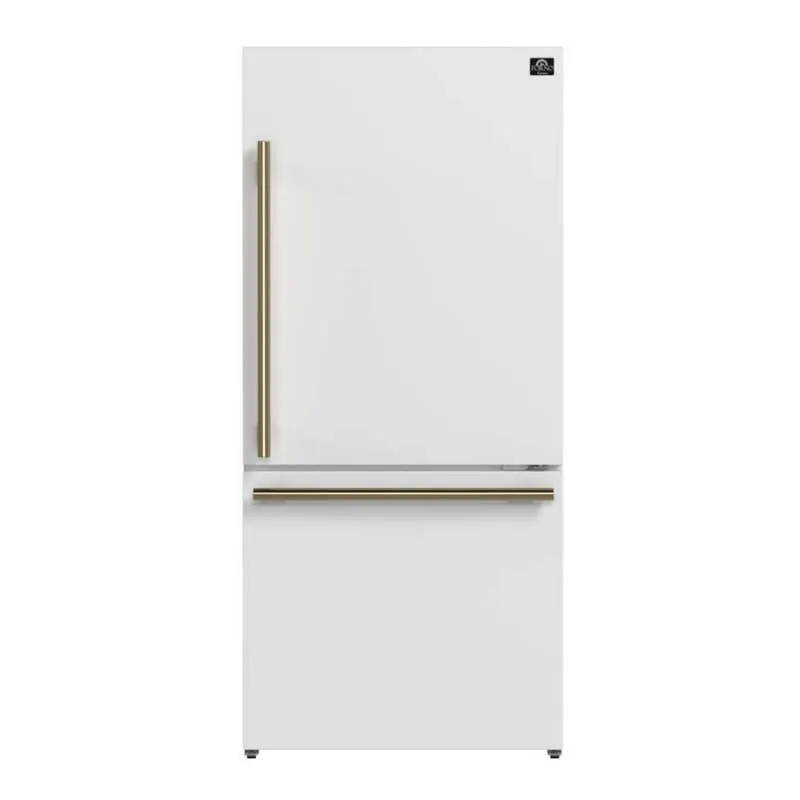 FORNO Réfrigerateur 17,2 pi3 31 po Blanc Congélateur en bas - FFFFD1785-31