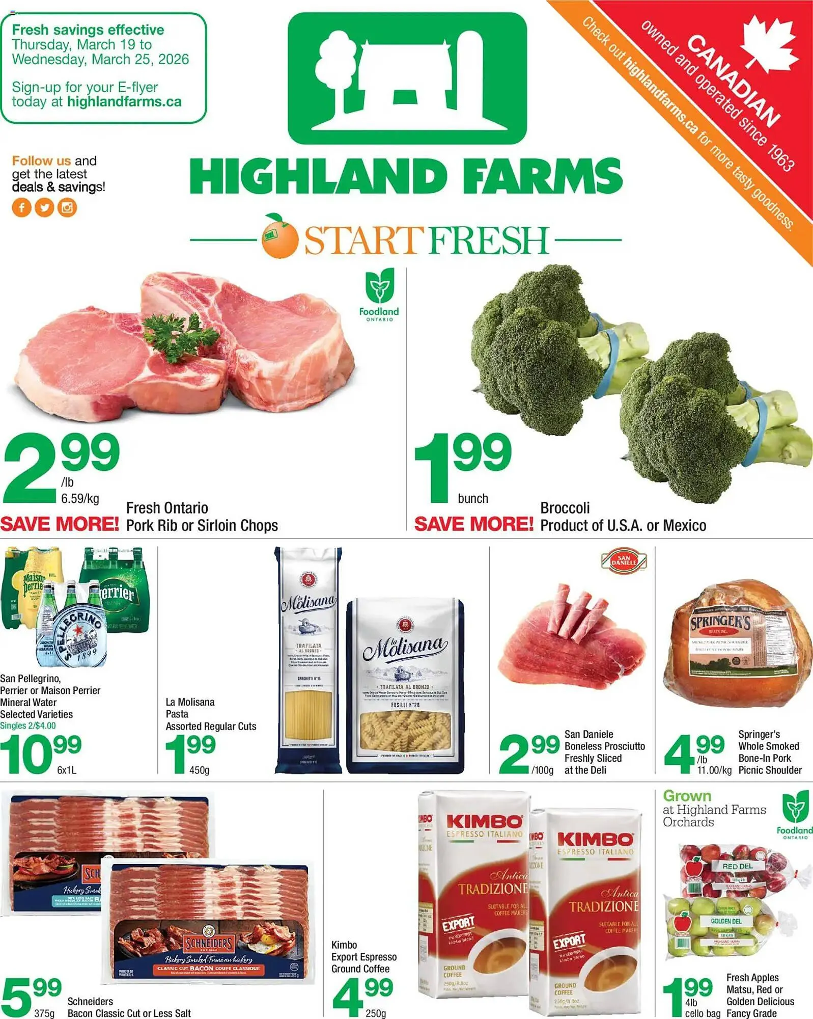 Highland Farms flyer - 1