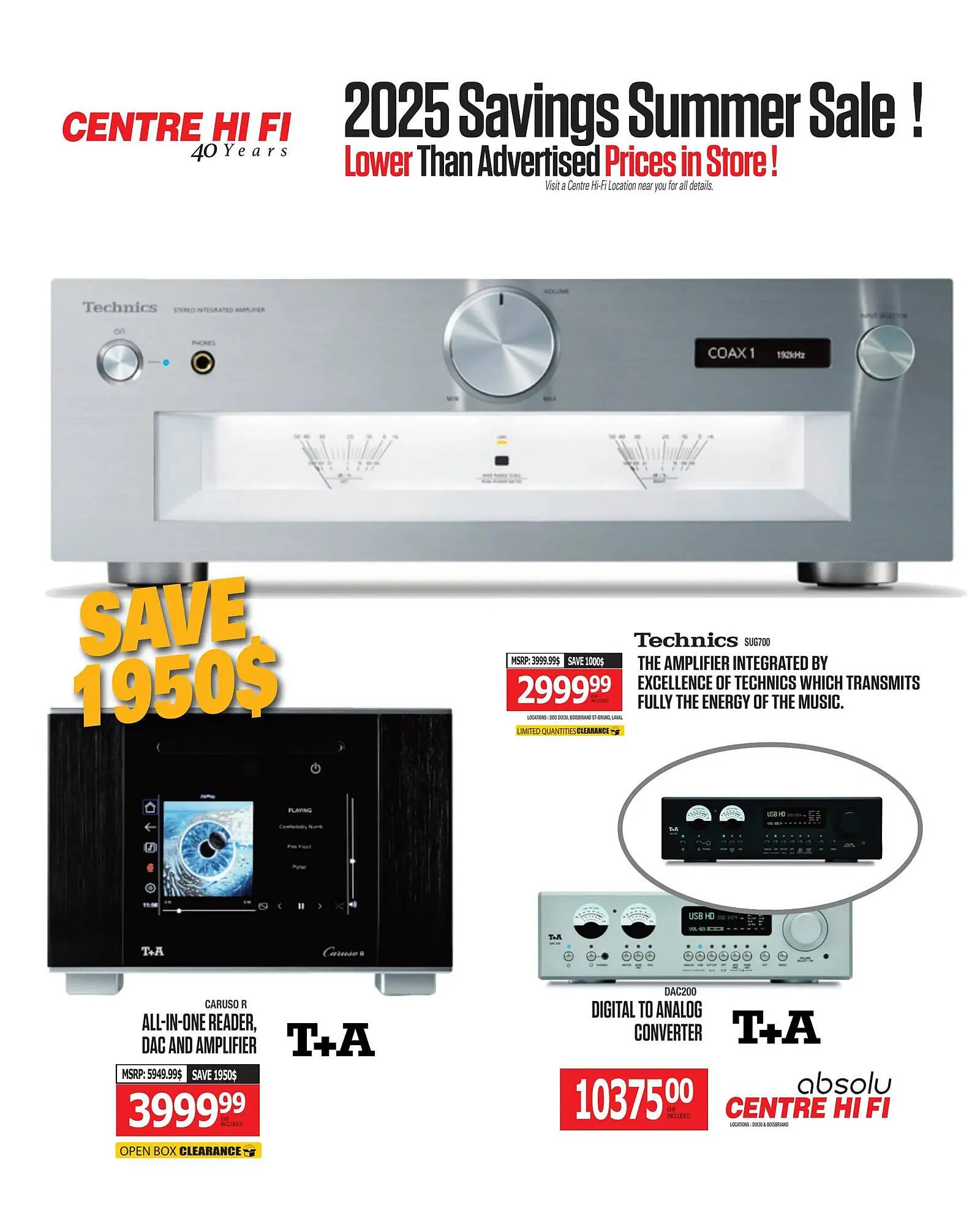 Centre Hi-Fi flyer from July 18 to July 24 2025 - flyer page 36
