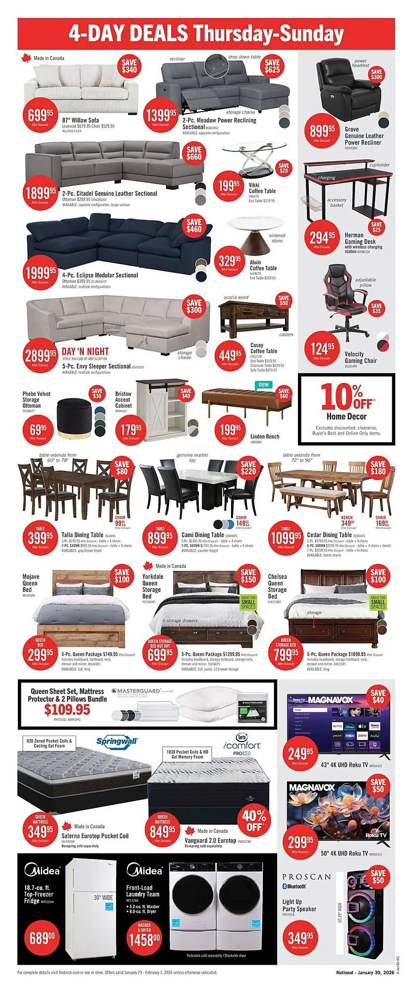 The Brick flyer from January 29 to February 9 2026 - flyer page 2