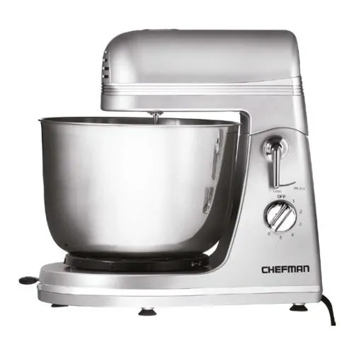 Chefman 4 Qt. Stand Mixer Stainless