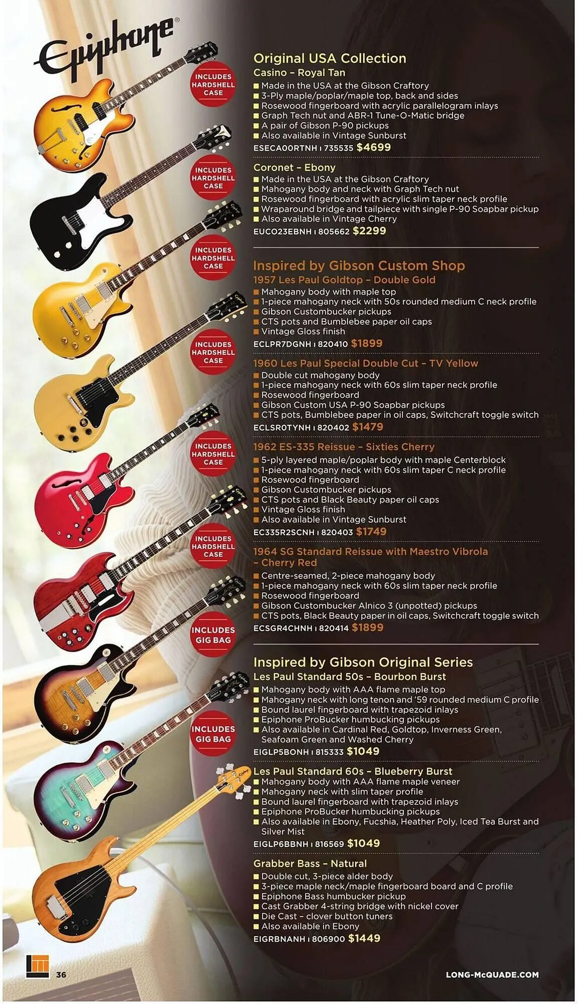 Long & McQuade flyer from November 5 to July 31 2026 - flyer page 36