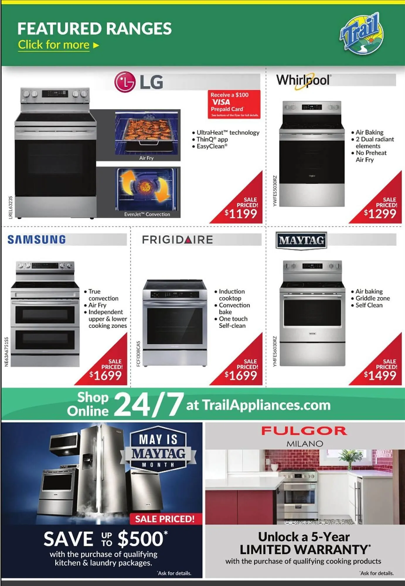 Trail Appliances flyer from May 22 to May 28 2025 - flyer page 3