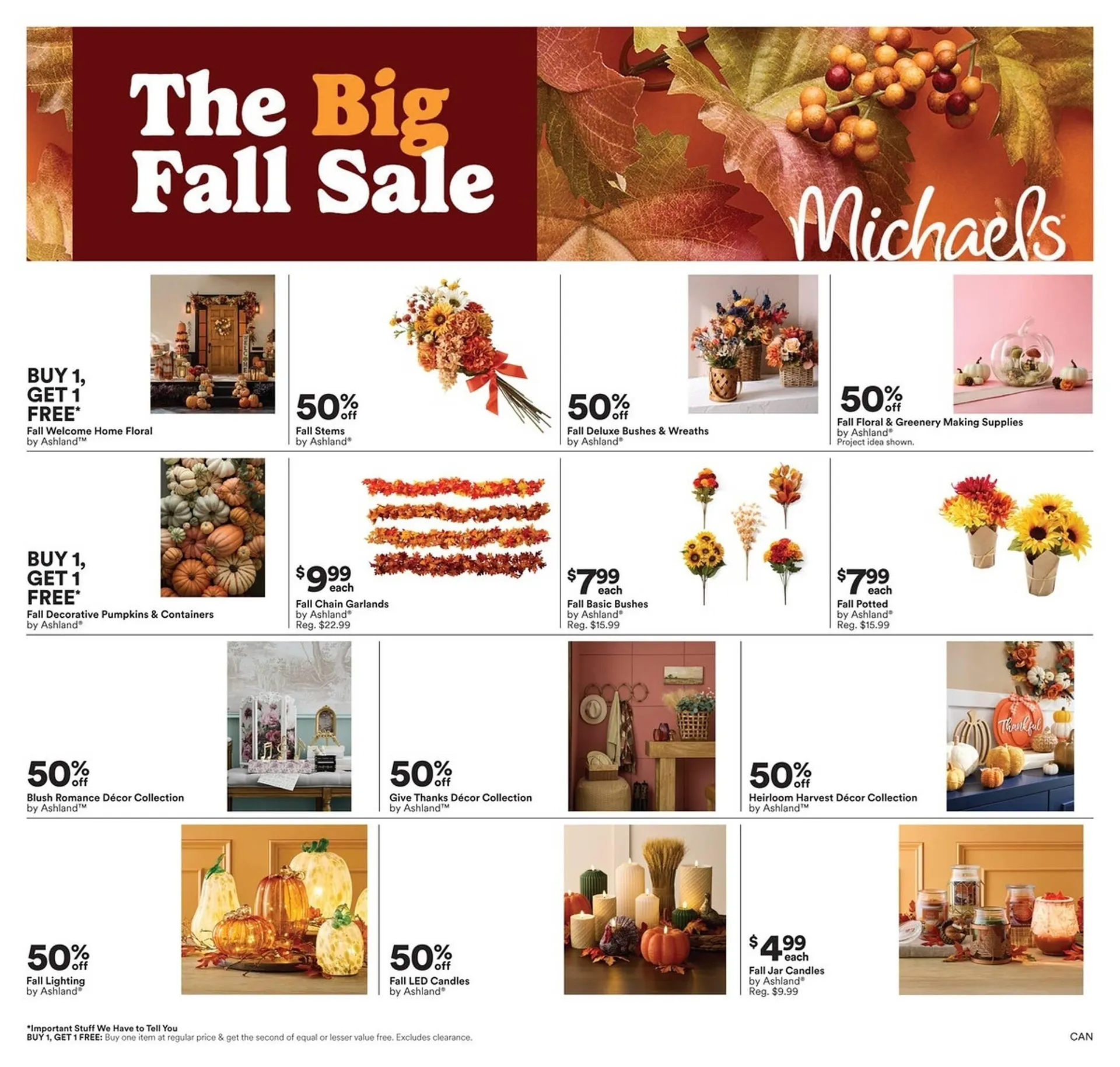 Michaels flyer from September 5 to September 11 2025 - flyer page 1