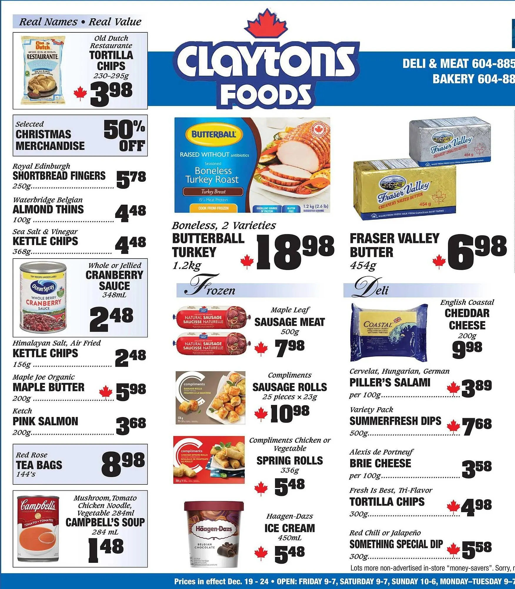 Claytons Heritage Market flyer from December 19 to December 24 2025 - flyer page 2