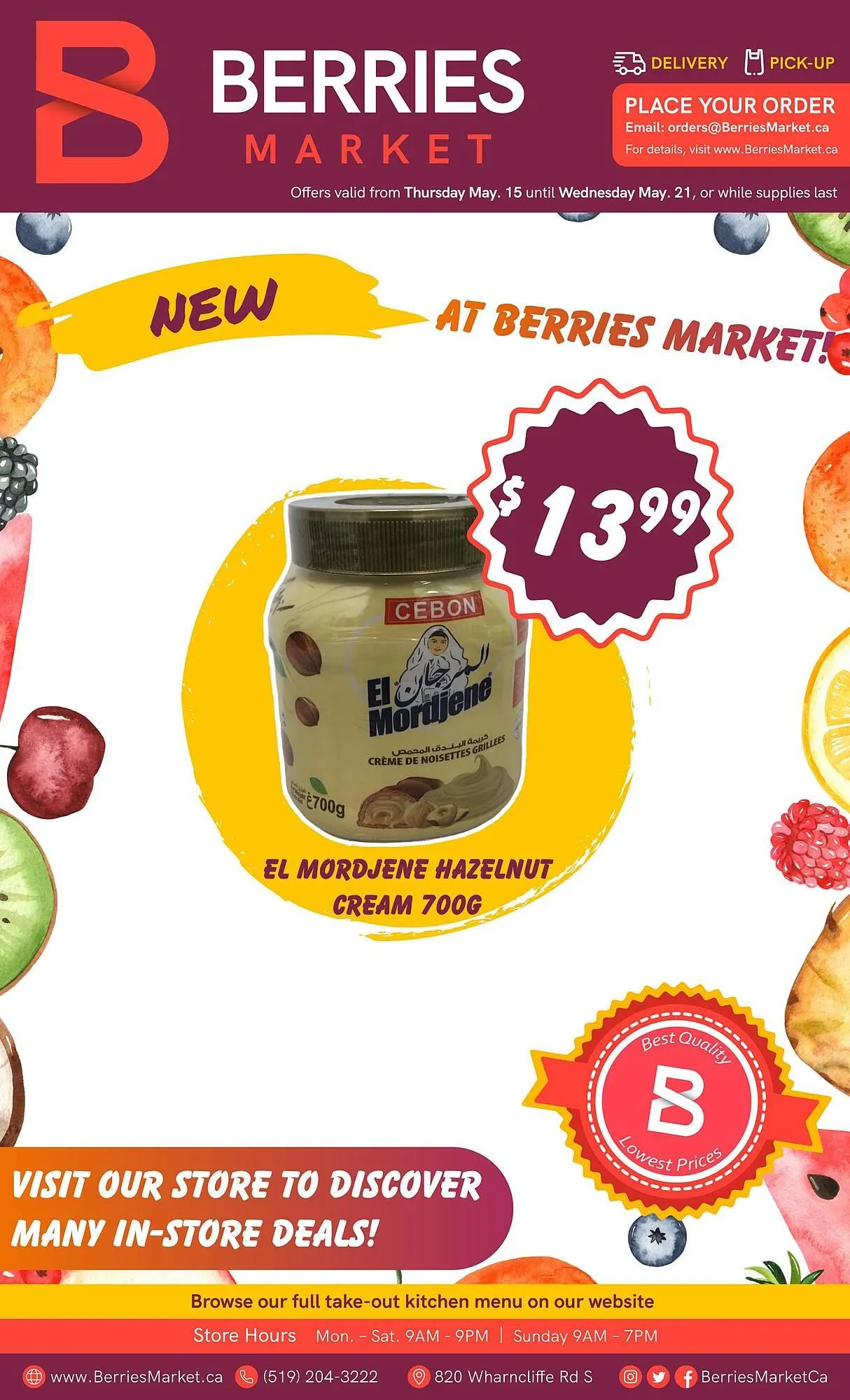 Berries Market flyer from May 15 to May 21 2025 - flyer page 1