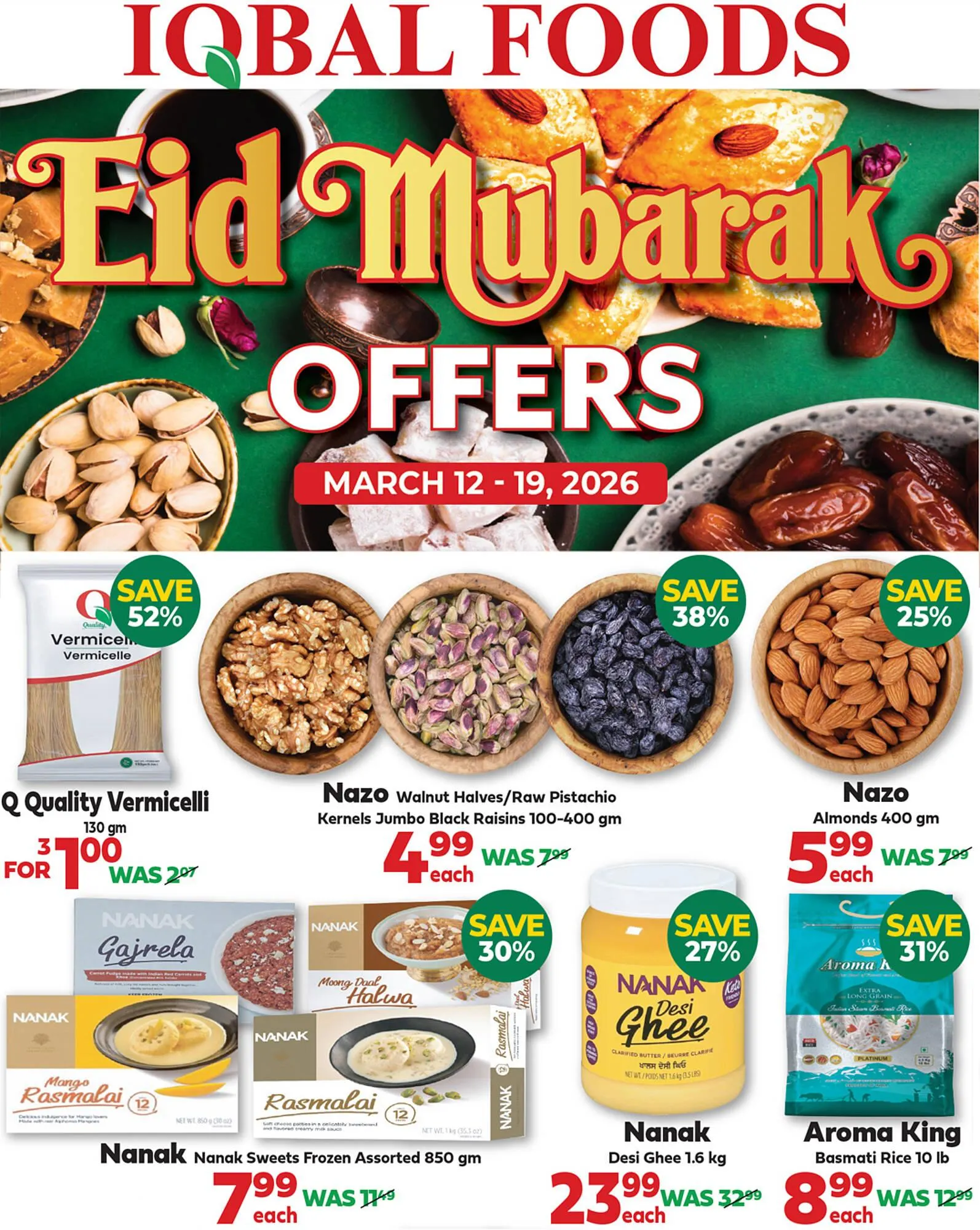 Iqbal Foods flyer from March 12 to March 19 2026 - flyer page 1