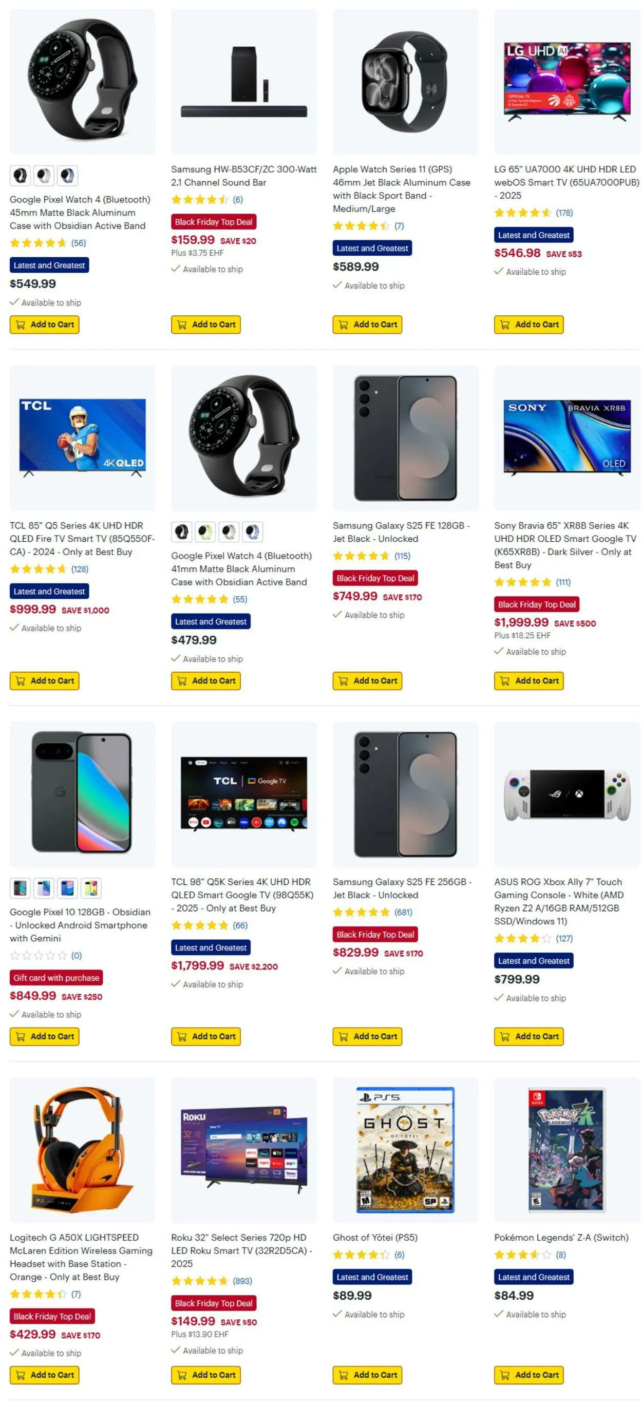 Best Buy Current flyer from December 1 to January 11 2026 - flyer page 4