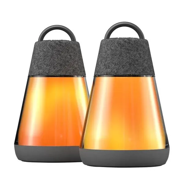 ION Luma Duo Bluetooth Speaker, 2-Pack