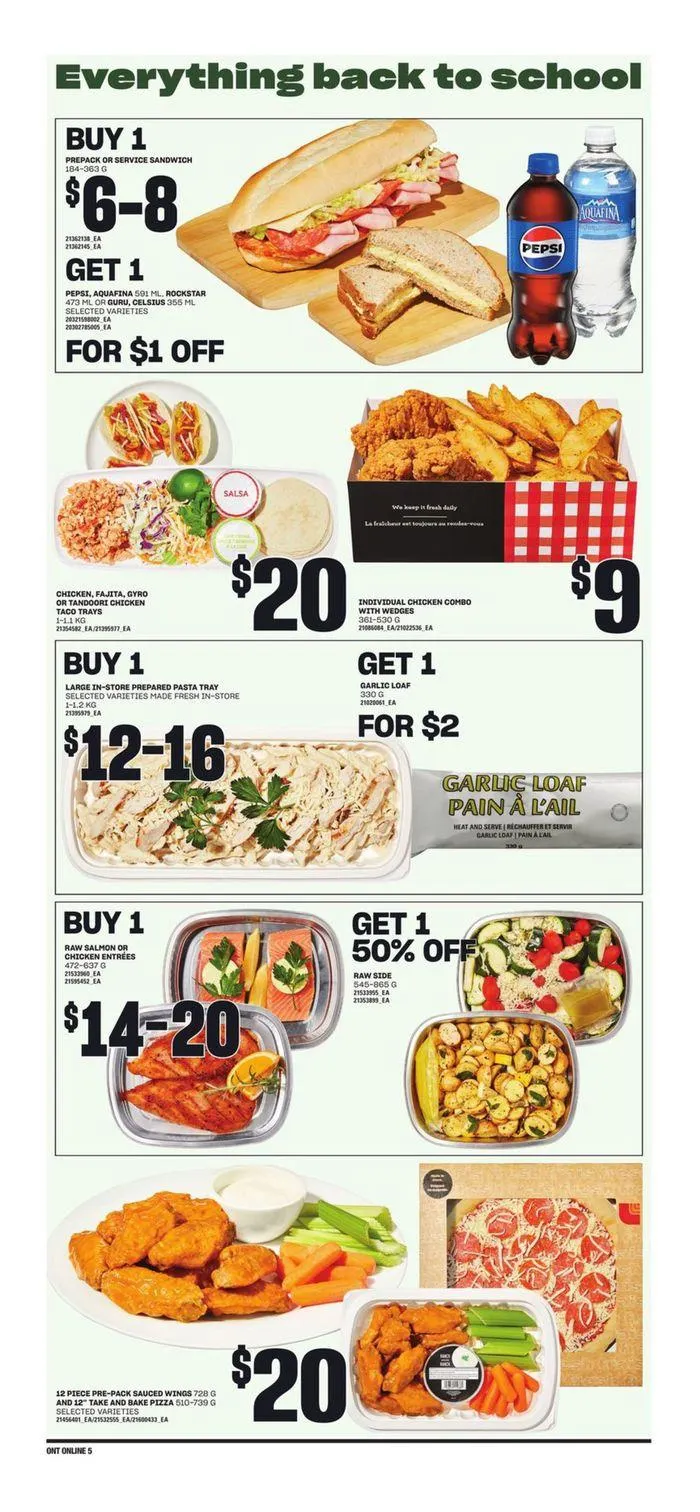 Current deals and offers from September 5 to September 11 2024 - flyer page 12