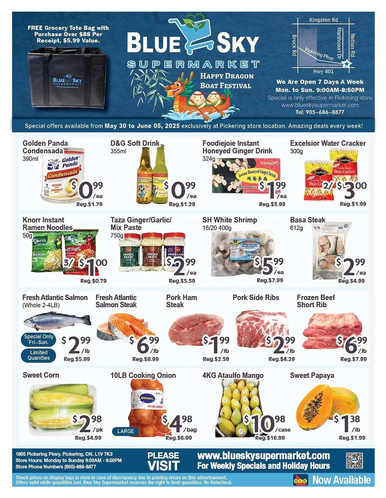 Blue Sky Supermarket flyer - 1