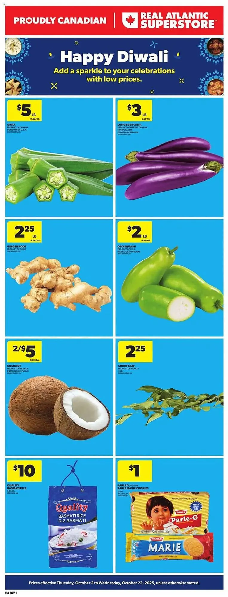 Atlantic Superstore flyer from October 2 to October 22 2025 - flyer page 1