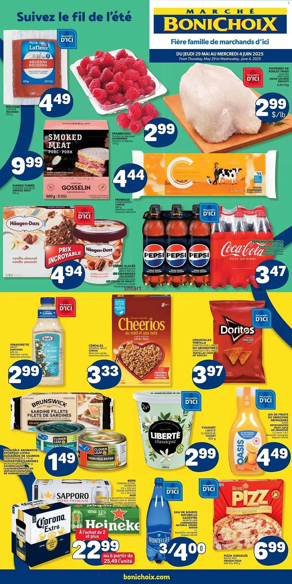 Marché Bonichoix flyer from May 29 to June 4 2025 - flyer page 1