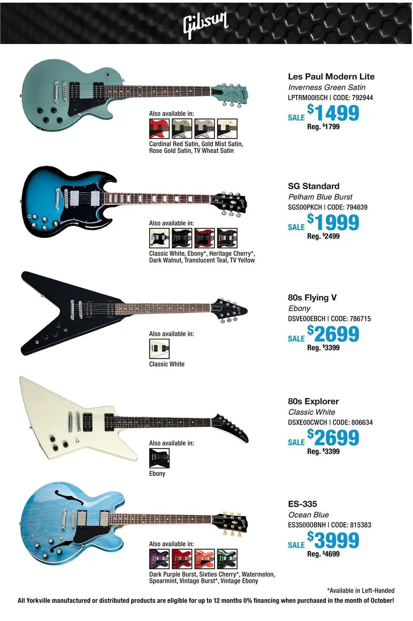 Long & McQuade flyer from October 9 to October 31 2025 - flyer page 4