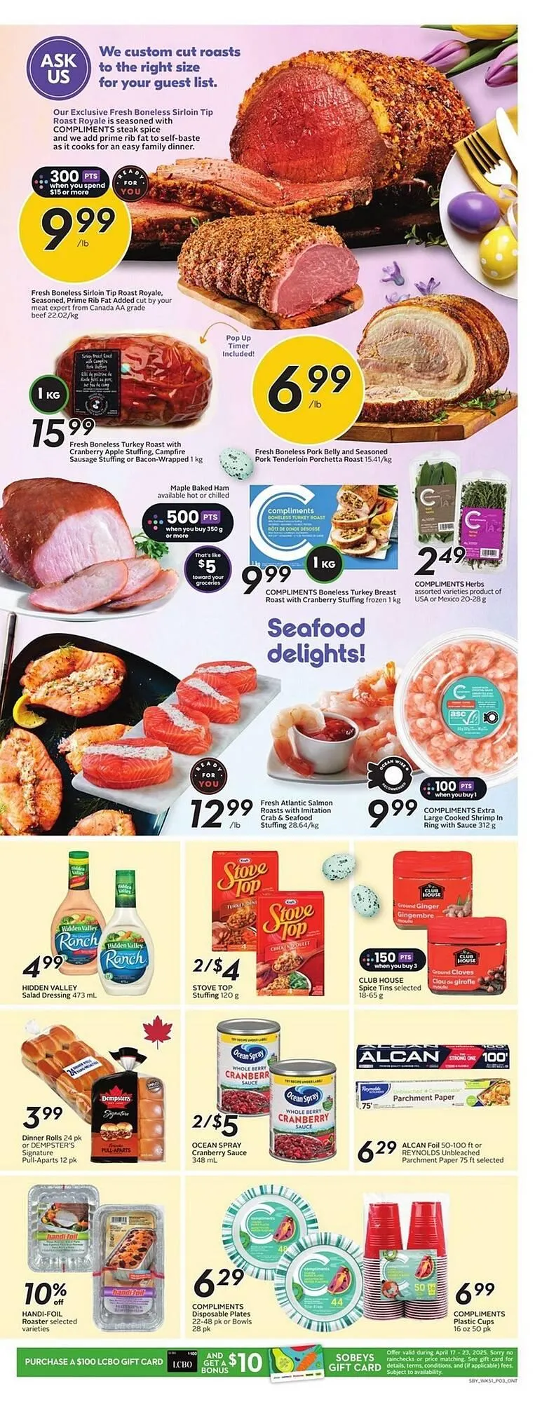 Sobeys flyer from April 17 to April 23 2025 - flyer page 8