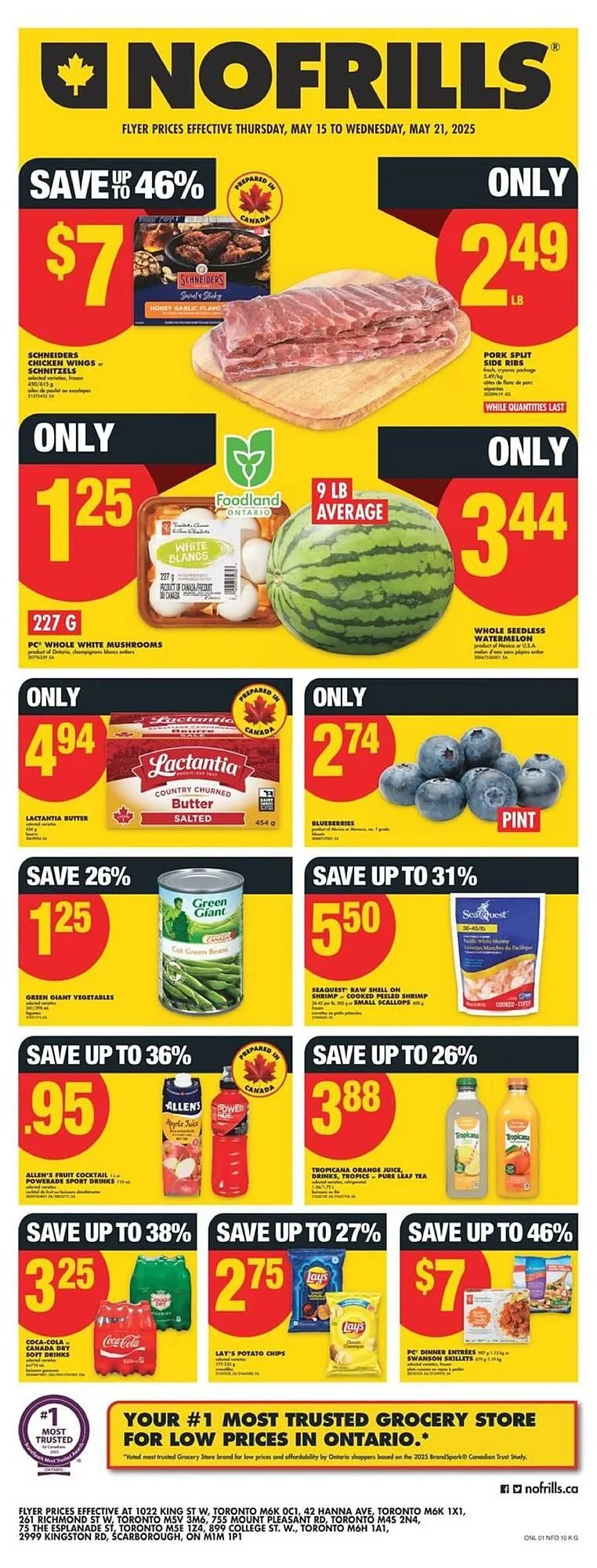No Frills flyer from May 15 to May 22 2025 - flyer page 1