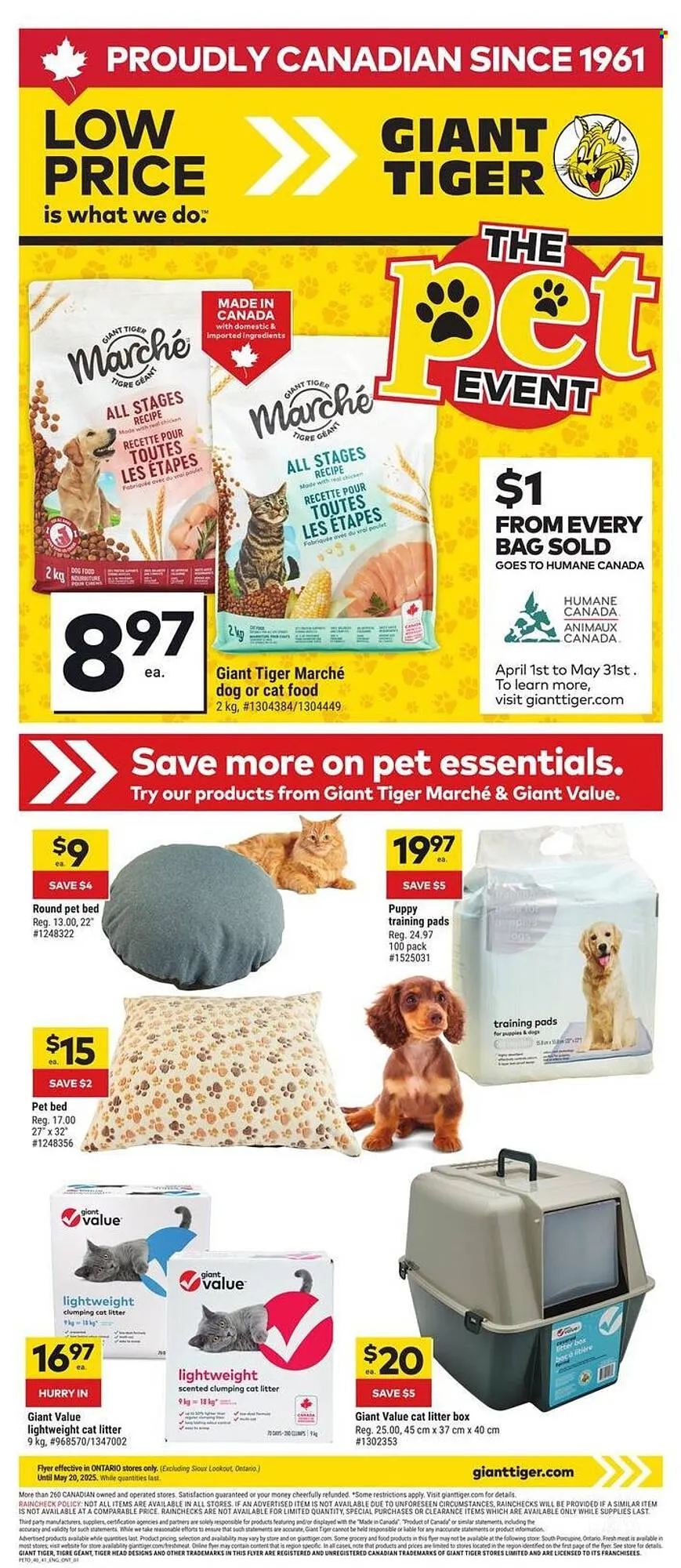 Giant Tiger flyer from May 7 to May 20 2025 - flyer page 1