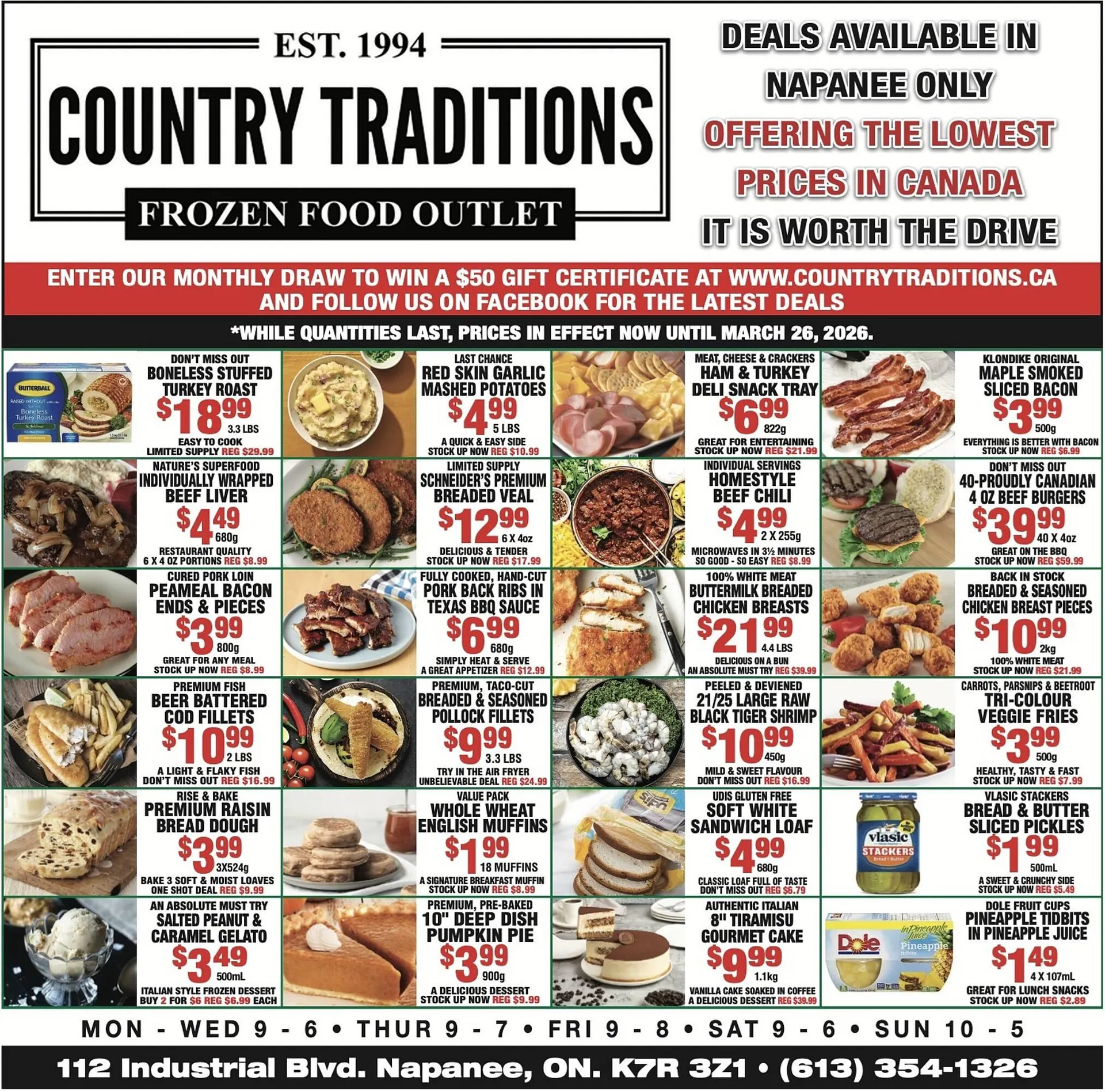 Country Traditions flyer from March 19 to March 26 2026 - flyer page 1
