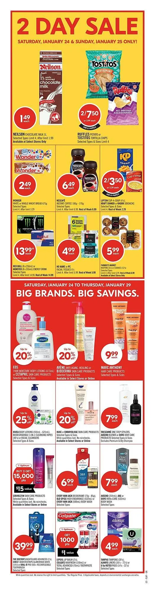Shoppers Drug Mart flyer from January 24 to January 29 2026 - flyer page 2