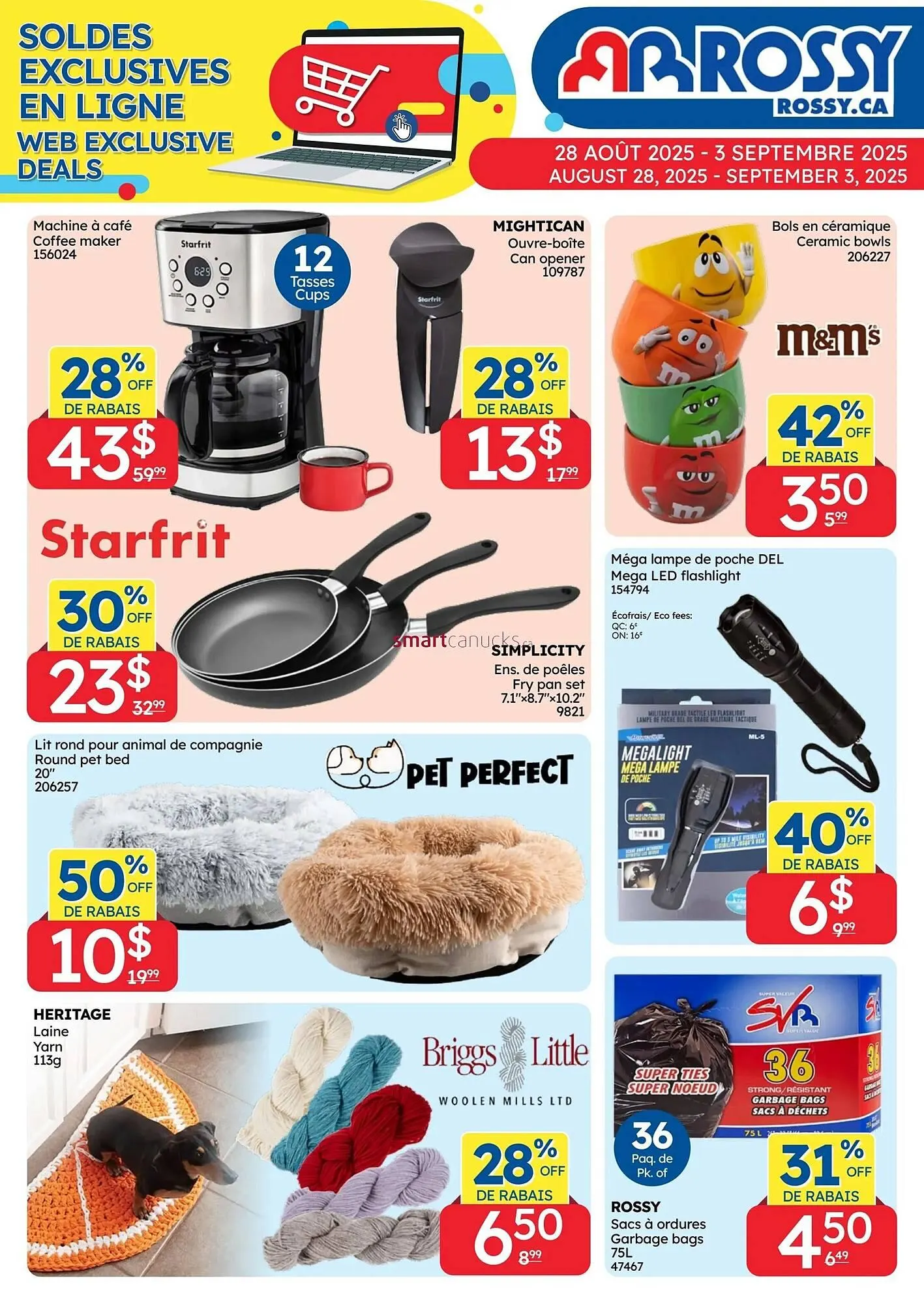 Rossy flyer from August 28 to September 3 2025 - flyer page 9