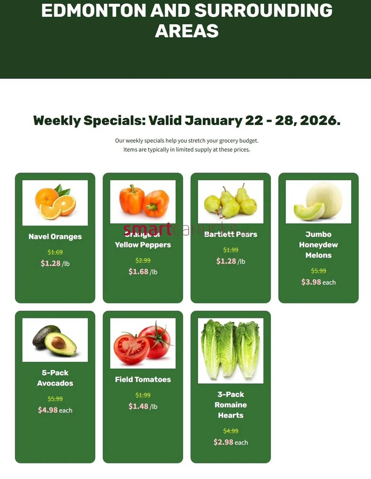 H&W Produce flyer from January 22 to January 28 2026 - flyer page 2