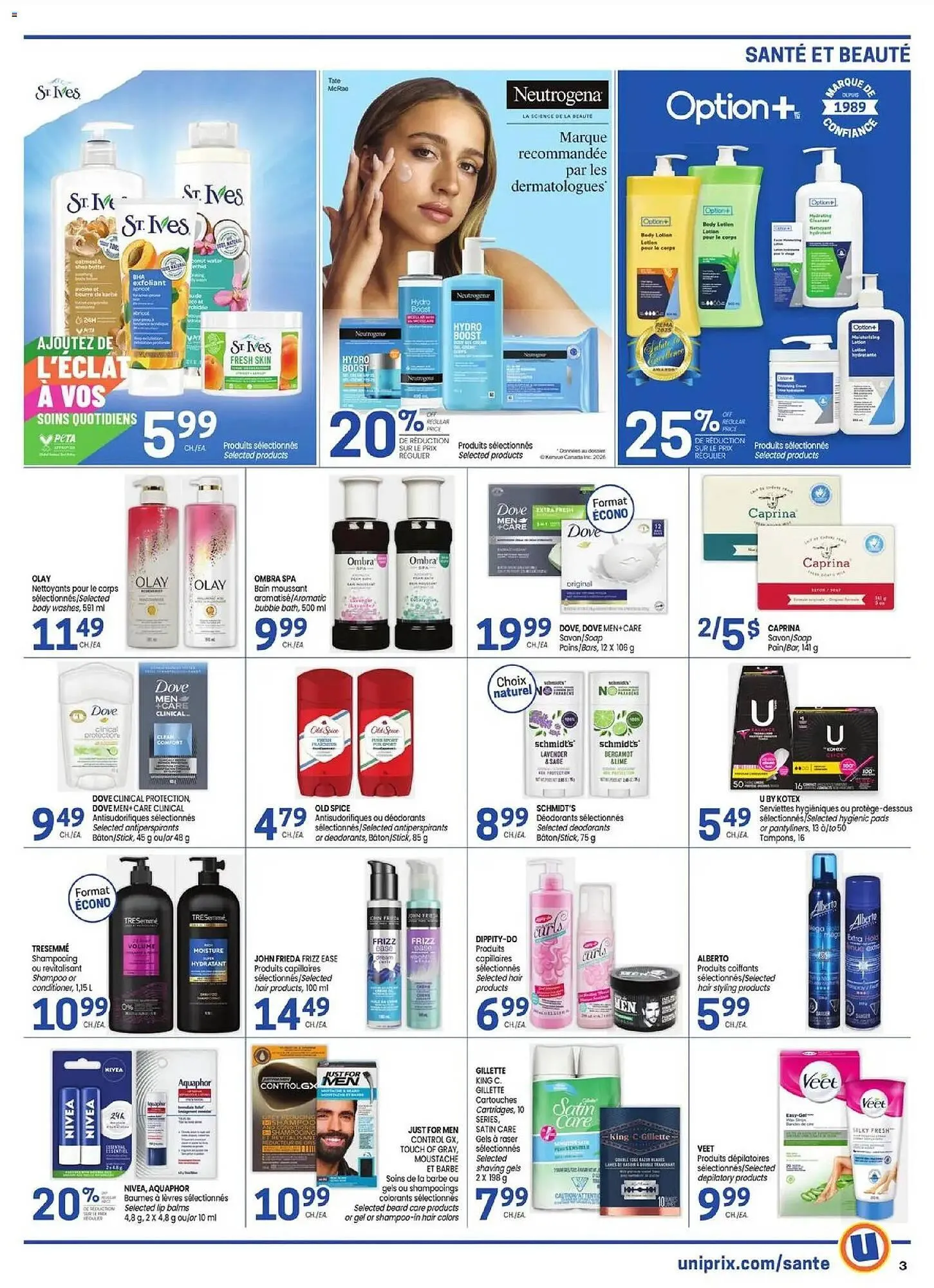 Uniprix flyer from January 1 to January 7 2026 - flyer page 3