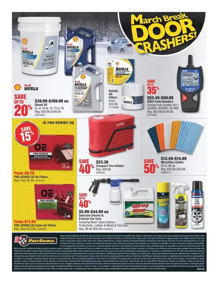 Part Source from March 7 to March 16 2025 - flyer page 3