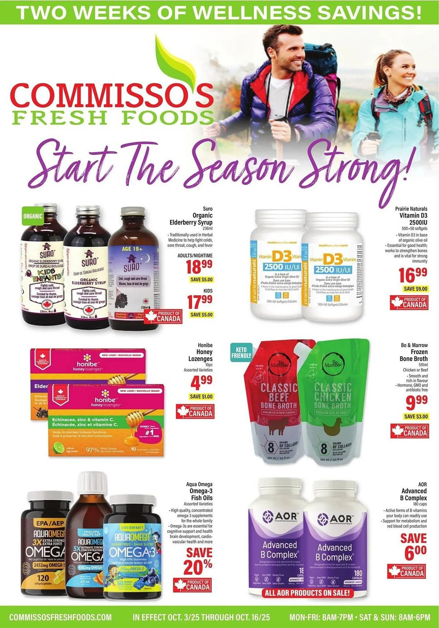 Commisso's Fresh Foods flyer from October 3 to October 16 2025 - flyer page 1